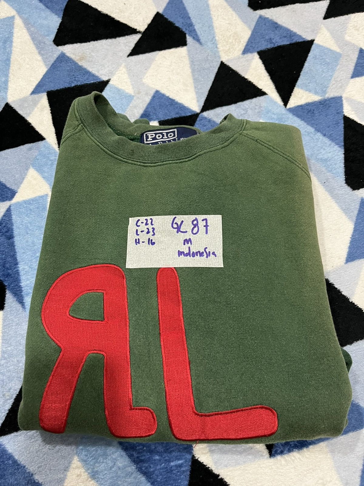 Polo Ralph Lauren Polo Ralph Lauren damage Sweatshirt Size US M / EU 48-50 / 2 - 17 Thumbnail
