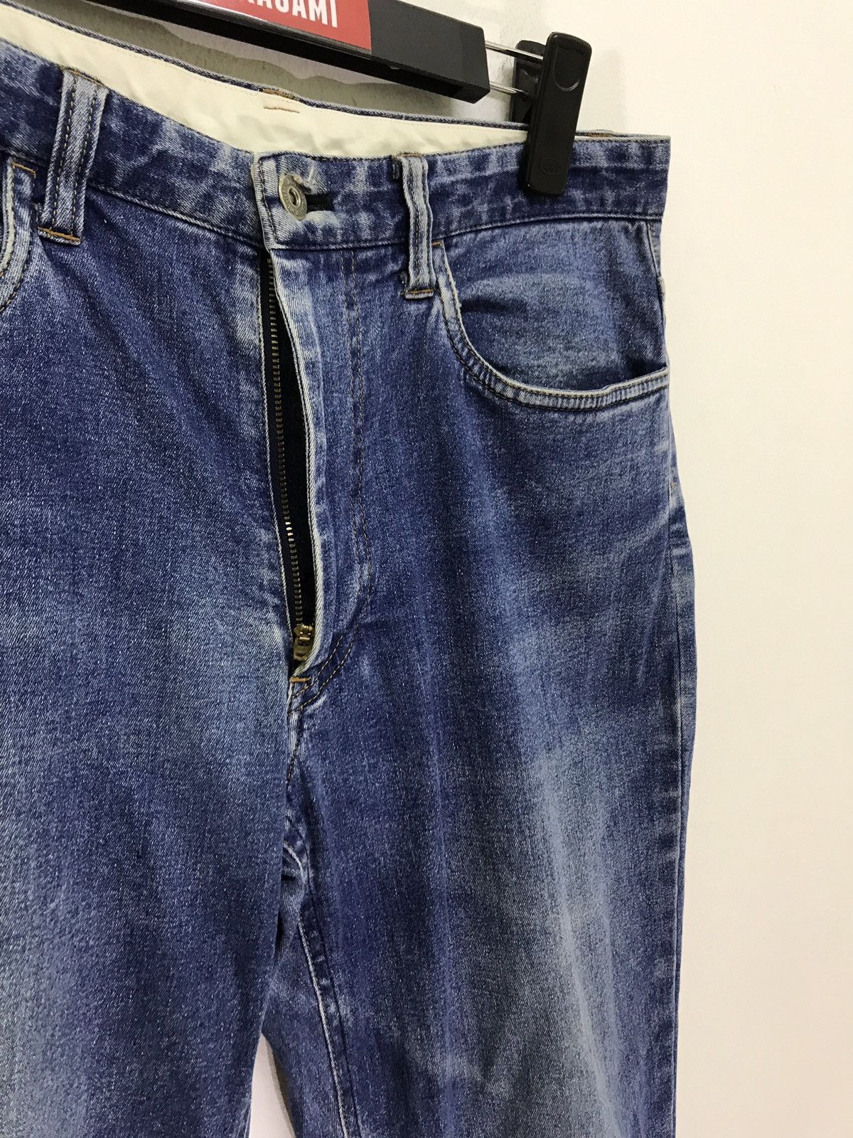 Japanese Brand Yohji Design Studio AAR Light Denim Pant Regular Straight Size US 31 - 6 Thumbnail