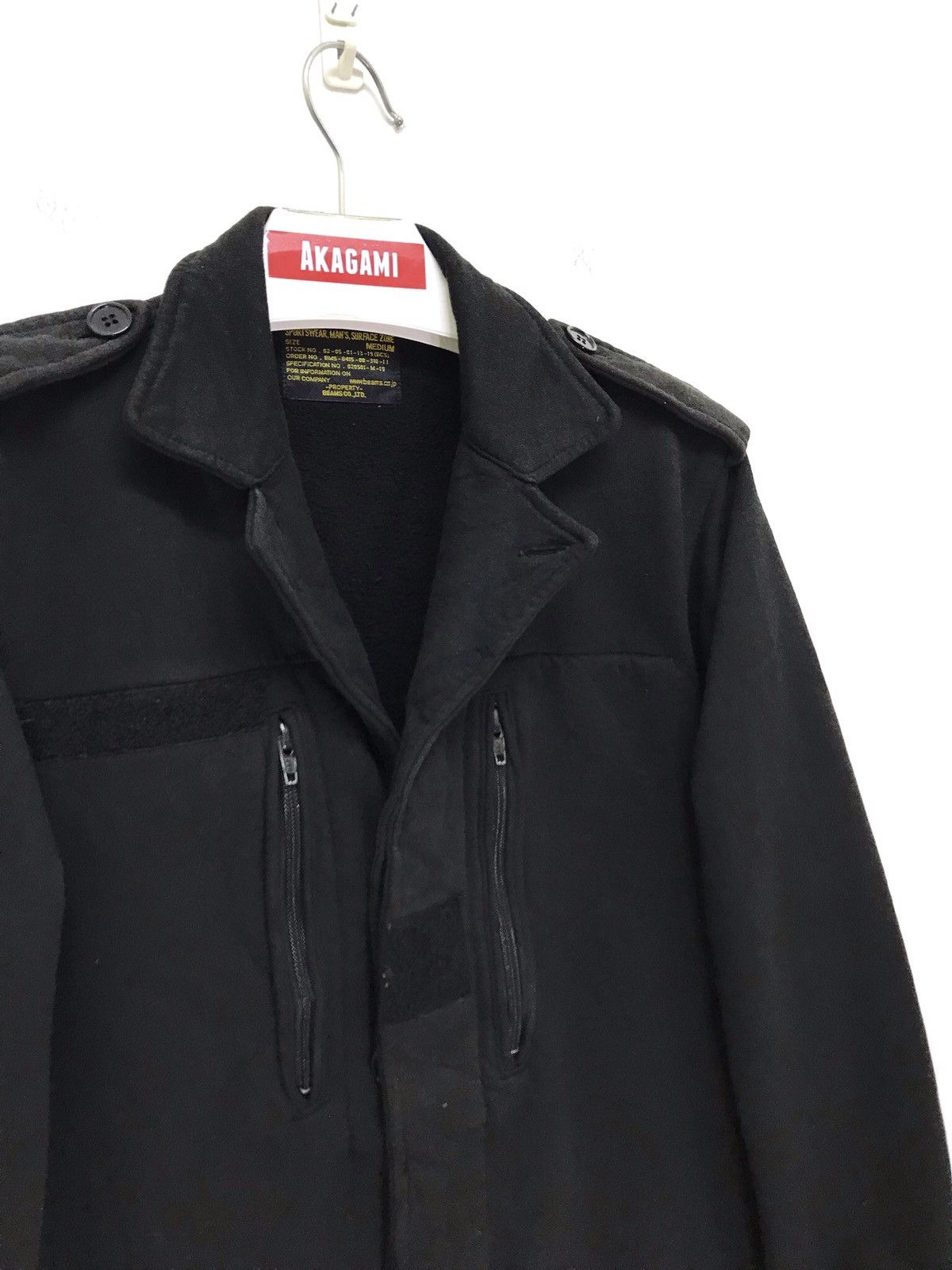 Beams Plus Beams Vtg French Military Style Inspired Jacket Black 5🟩9 Size US S / EU 44-46 / 1 - 3 Thumbnail