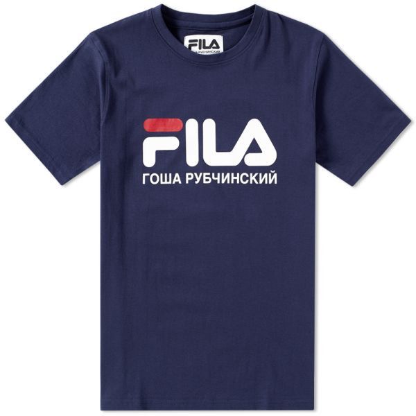 Gosha Rubchinskiy × Sergio Tacchini NEW S/S 2017 Gosha x FILA Logo Tee Size US L / EU 52-54 / 3 - 1 Thumbnail