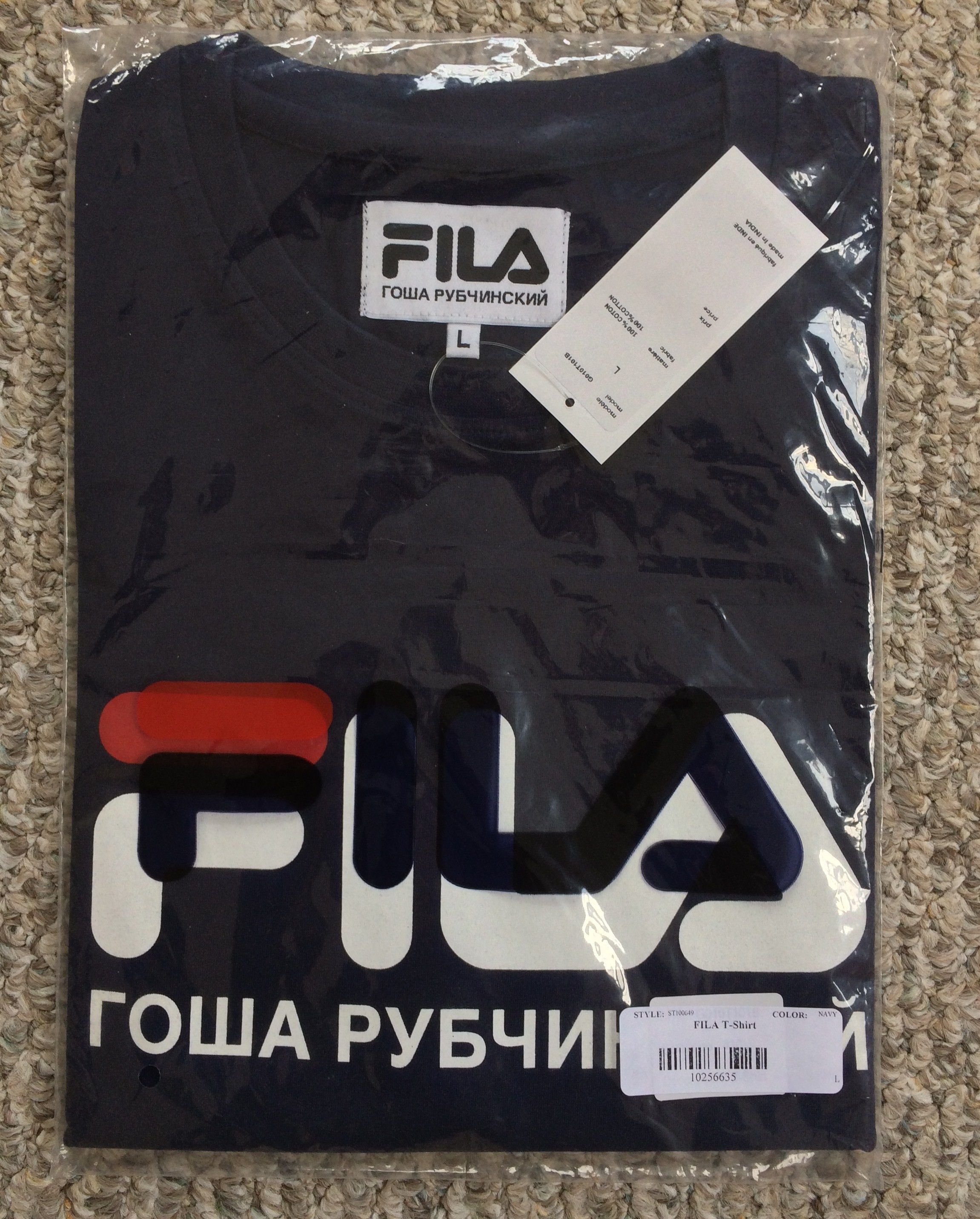 Gosha Rubchinskiy × Sergio Tacchini NEW S/S 2017 Gosha x FILA Logo Tee Size US L / EU 52-54 / 3 - 2 Thumbnail