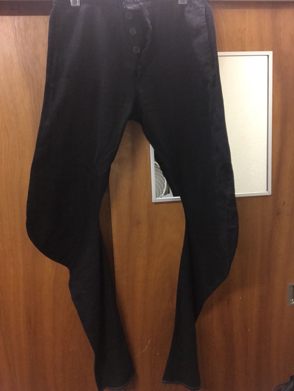 image of Carol Christian Poell L-Shaped Trouser in Black, Men's (Size 30)