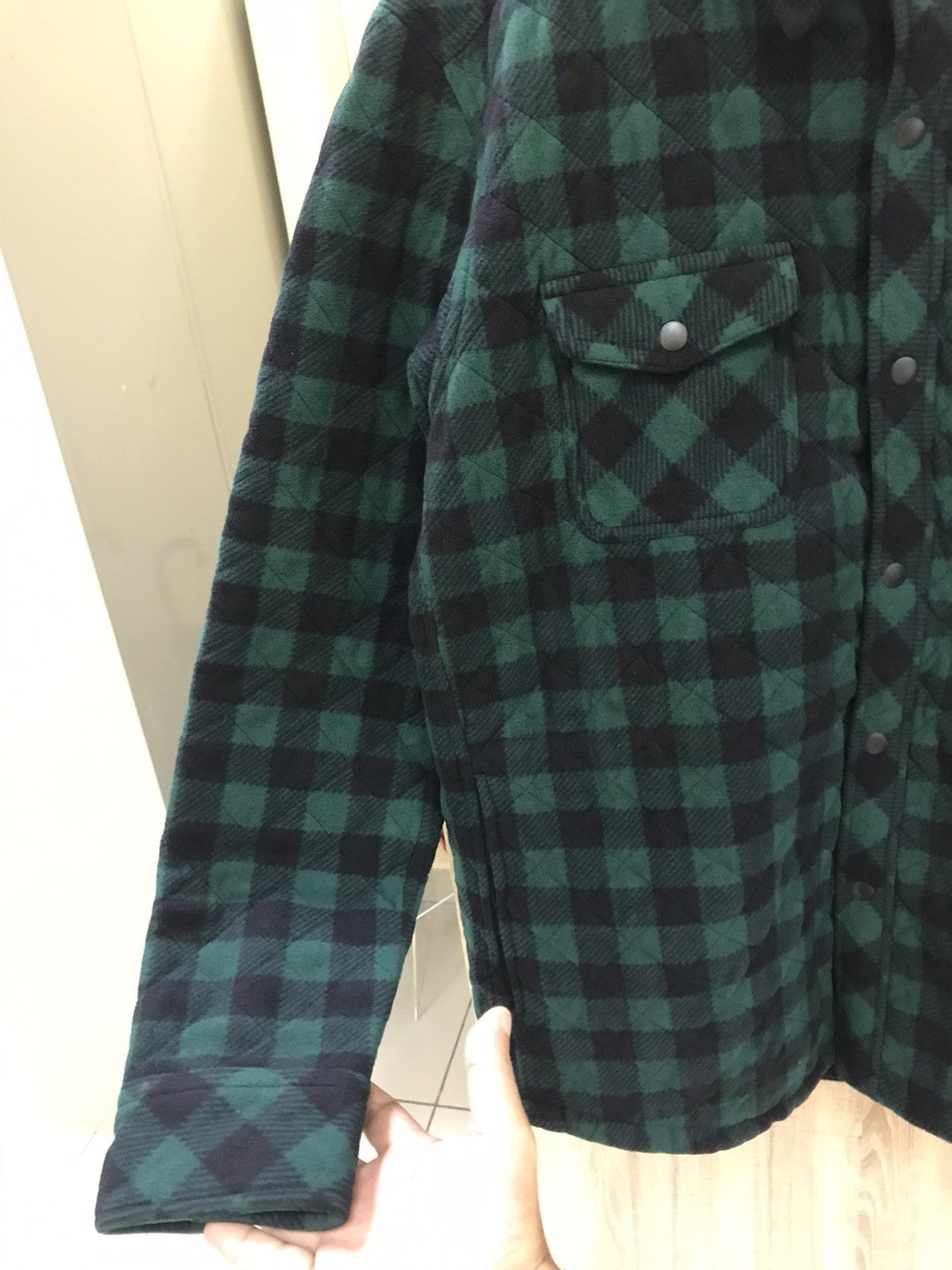 Uniqlo Uniqlo Green Checkered Button Up Jacket Size US L / EU 52-54 / 3 - 11 Thumbnail