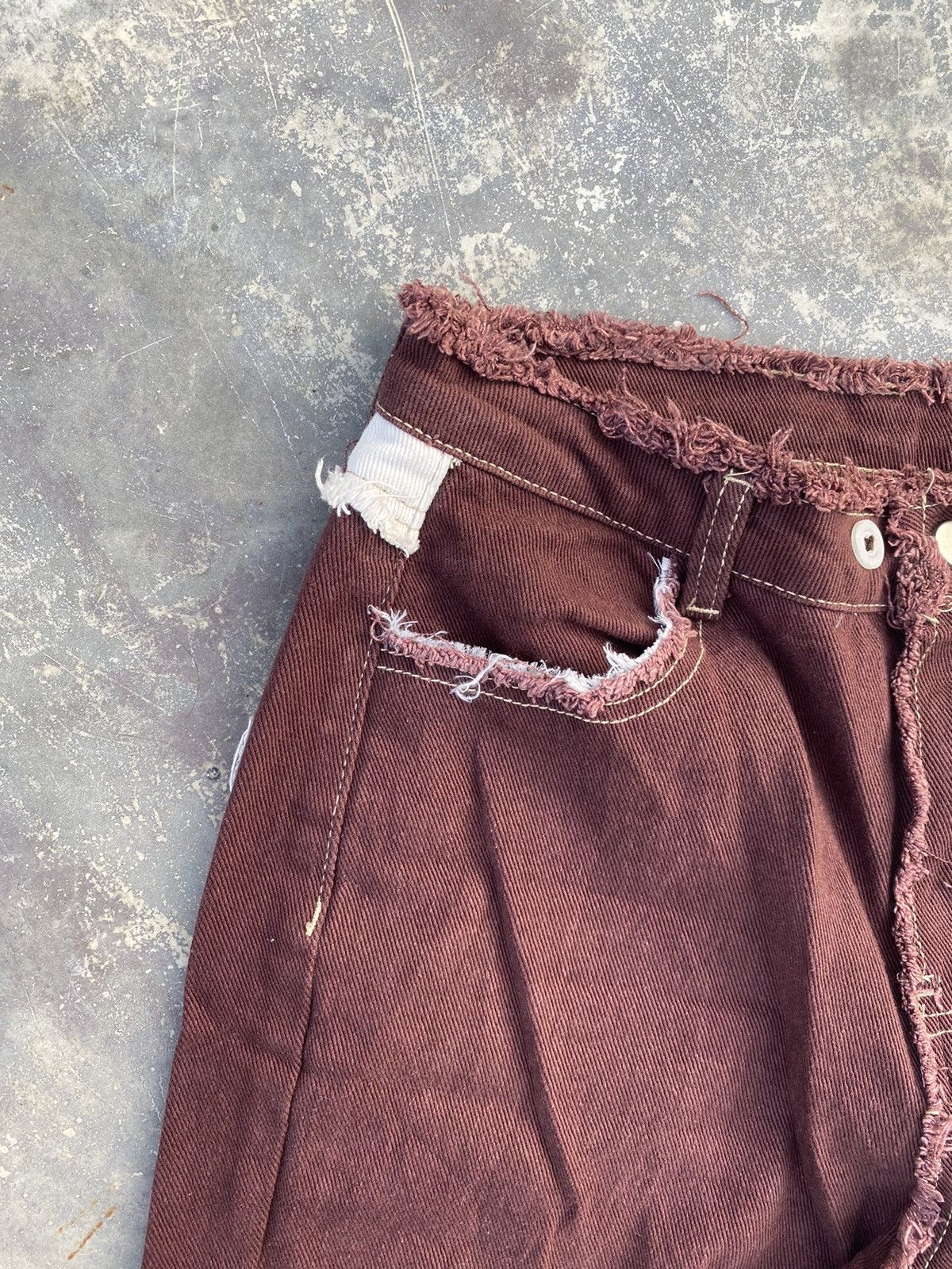 Japanese Brand Shein Jeans Hibrid Like Undercover Style Size 27" / US 4 / IT 40 - 5 Thumbnail