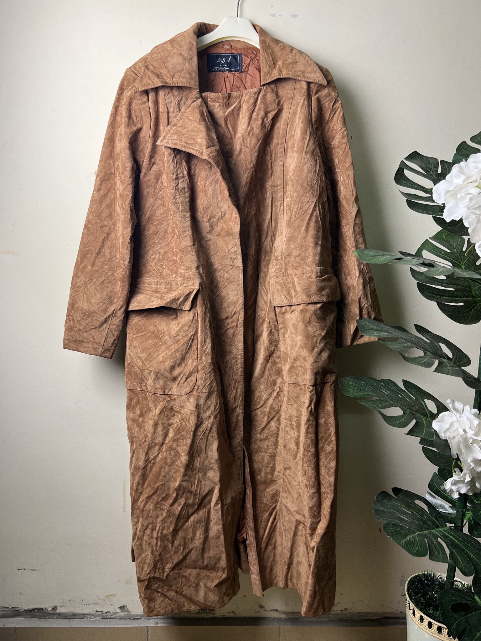 Japanese Brand 🔥Top 1 Suede Long Coats Size US S / EU 44-46 / 1 - 2 Thumbnail