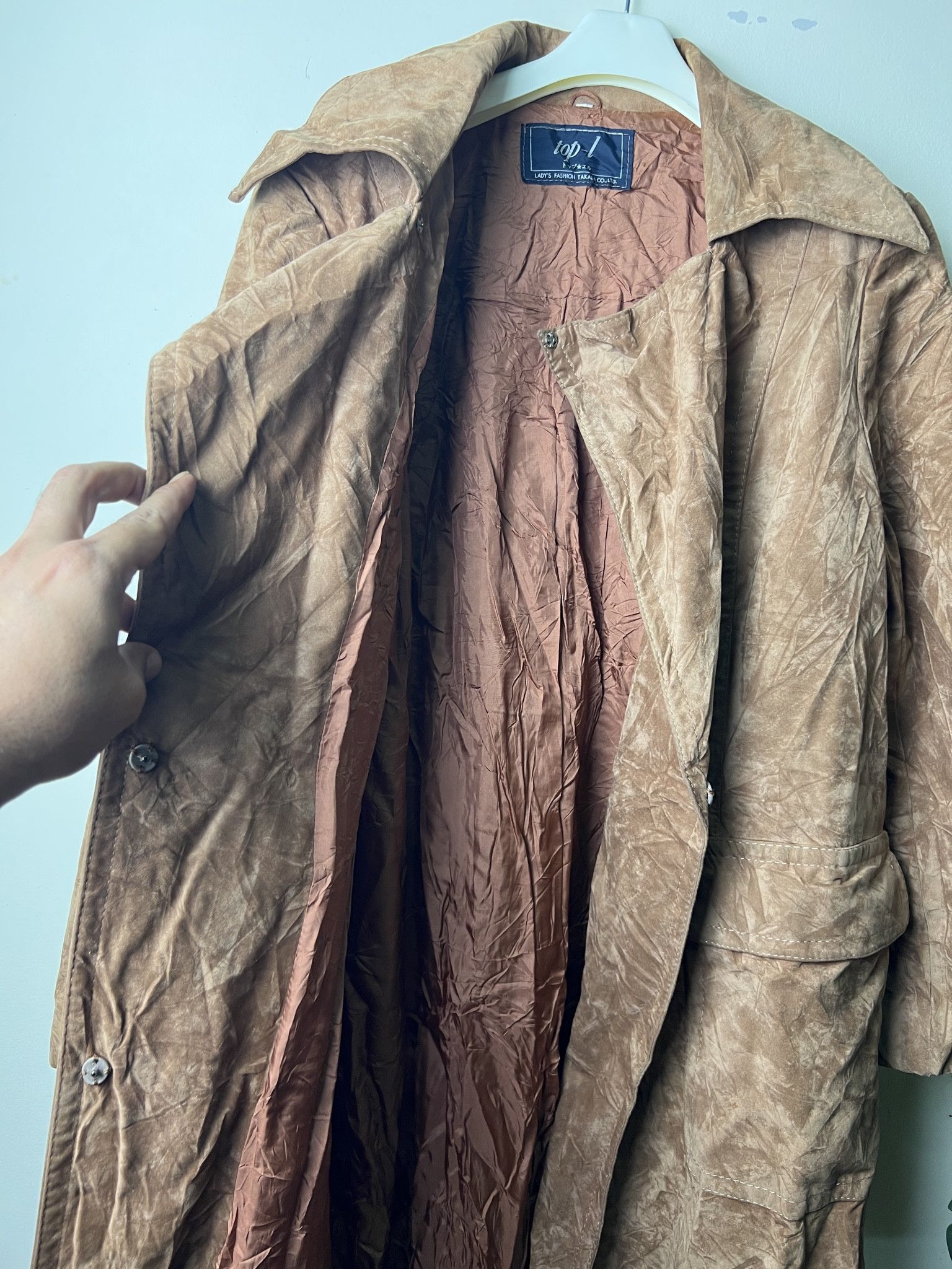 Japanese Brand 🔥Top 1 Suede Long Coats Size US S / EU 44-46 / 1 - 9 Thumbnail