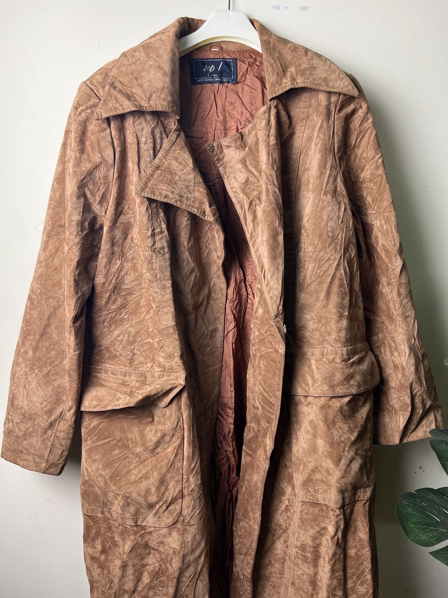 Japanese Brand 🔥Top 1 Suede Long Coats Size US S / EU 44-46 / 1 - 7 Thumbnail