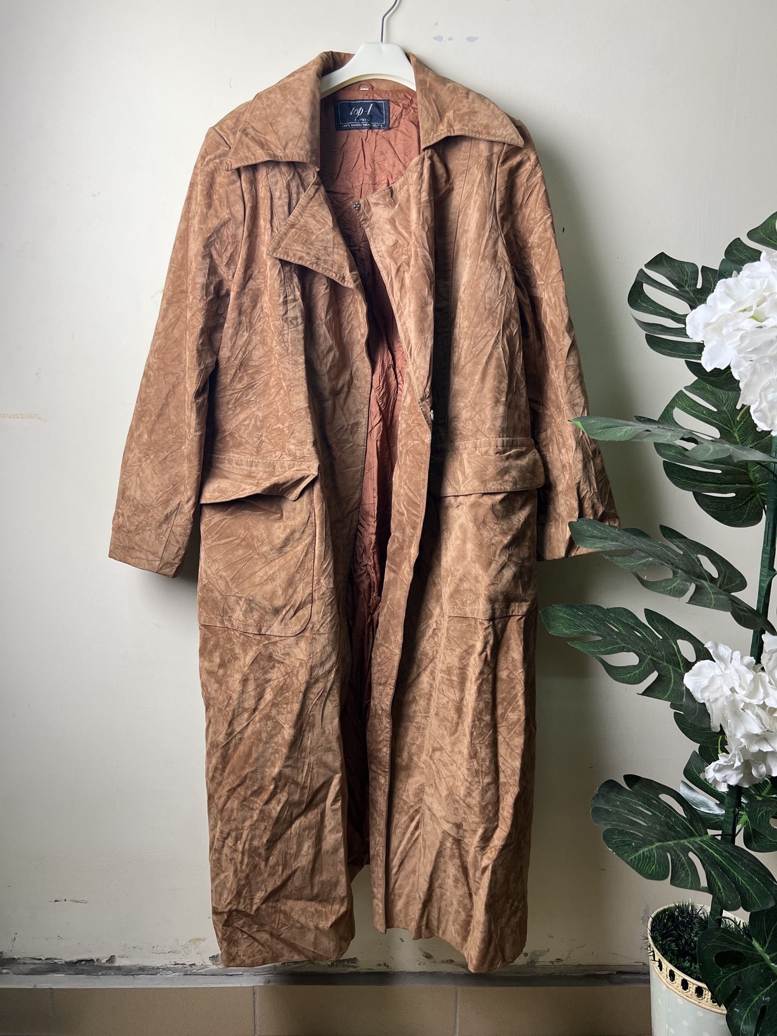 Japanese Brand 🔥Top 1 Suede Long Coats Size US S / EU 44-46 / 1 - 1 Thumbnail