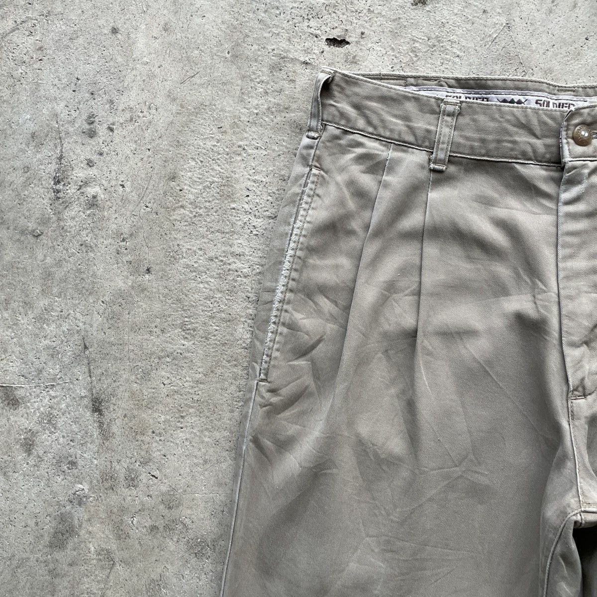 Japanese Brand W29x28💥 Vintage Soldier Faded Trousers Chinos Casual Pants Size US 29 - 4 Thumbnail