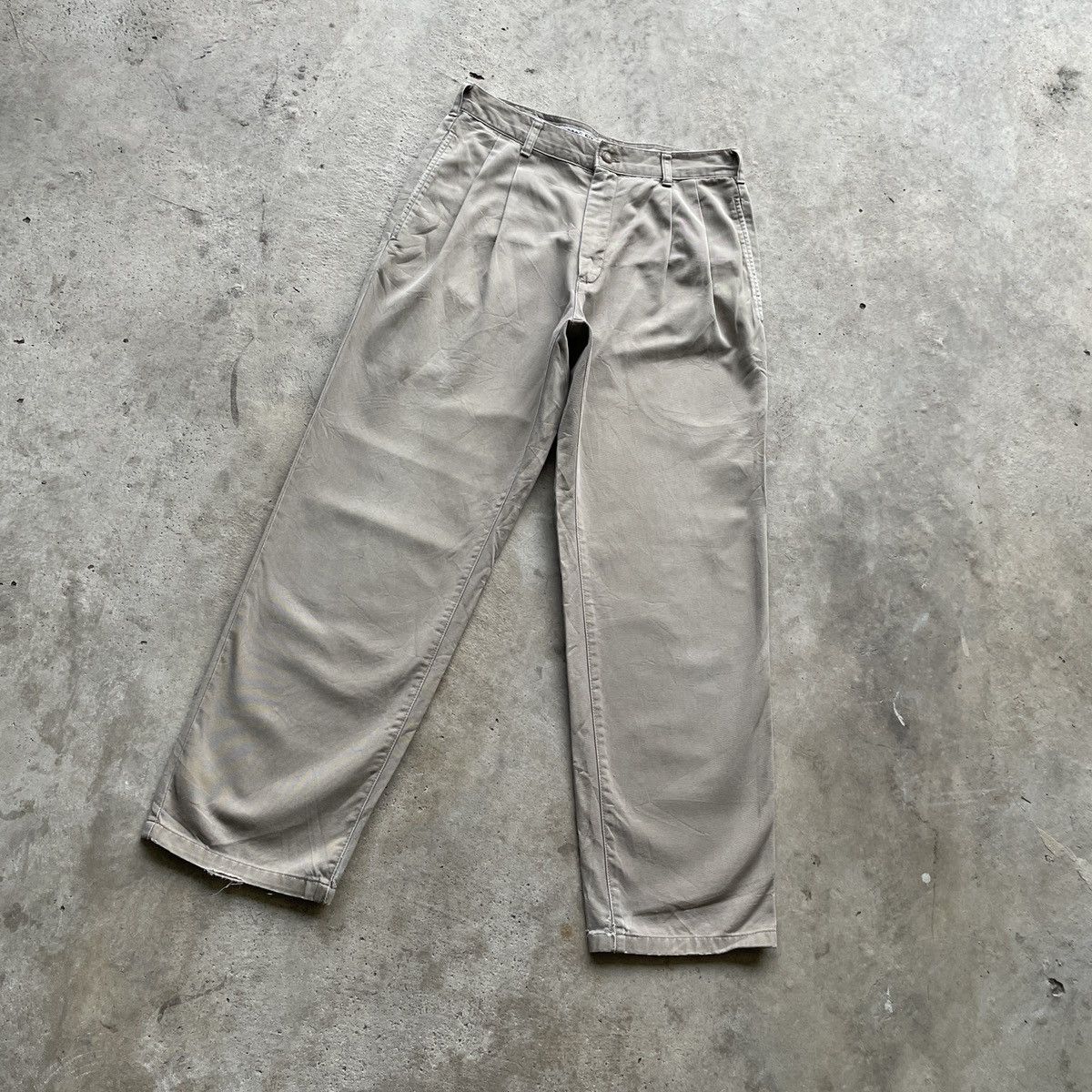 Japanese Brand W29x28💥 Vintage Soldier Faded Trousers Chinos Casual Pants Size US 29 - 2 Thumbnail