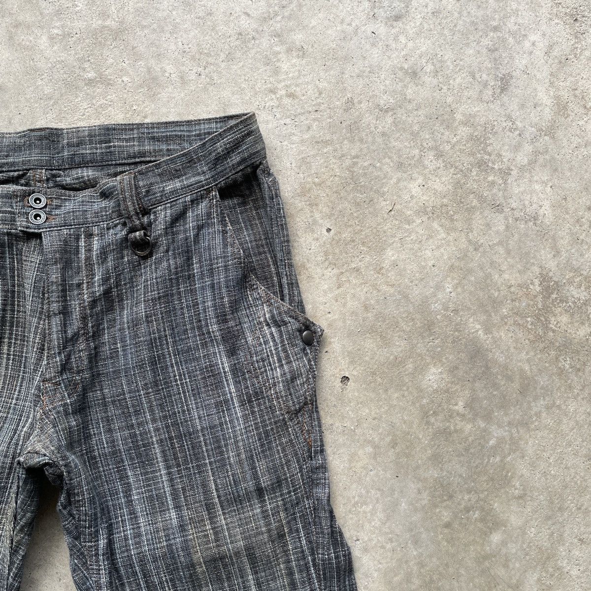 Japanese Brand Vintage Nicole Club For Men Faded Flare Trousers Pants Size US 30 / EU 46 - 5 Thumbnail