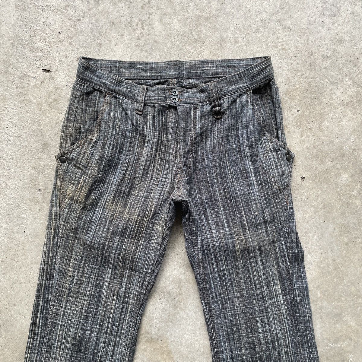 Japanese Brand Vintage Nicole Club For Men Faded Flare Trousers Pants Size US 30 / EU 46 - 3 Thumbnail
