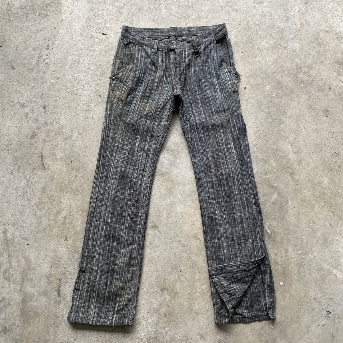 Japanese Brand Vintage Nicole Club For Men Faded Flare Trousers Pants Size US 30 / EU 46 - 2 Thumbnail