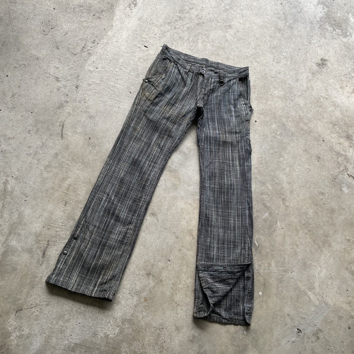 Japanese Brand Vintage Nicole Club For Men Faded Flare Trousers Pants Size US 30 / EU 46 - 1 Thumbnail