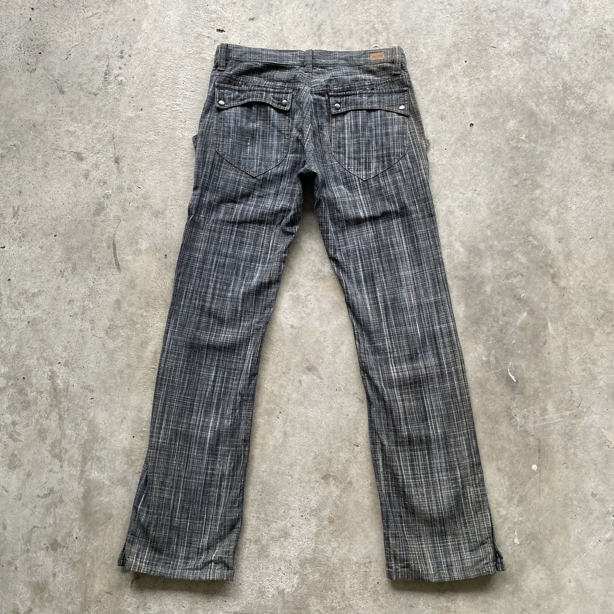 Japanese Brand Vintage Nicole Club For Men Faded Flare Trousers Pants Size US 30 / EU 46 - 11 Thumbnail