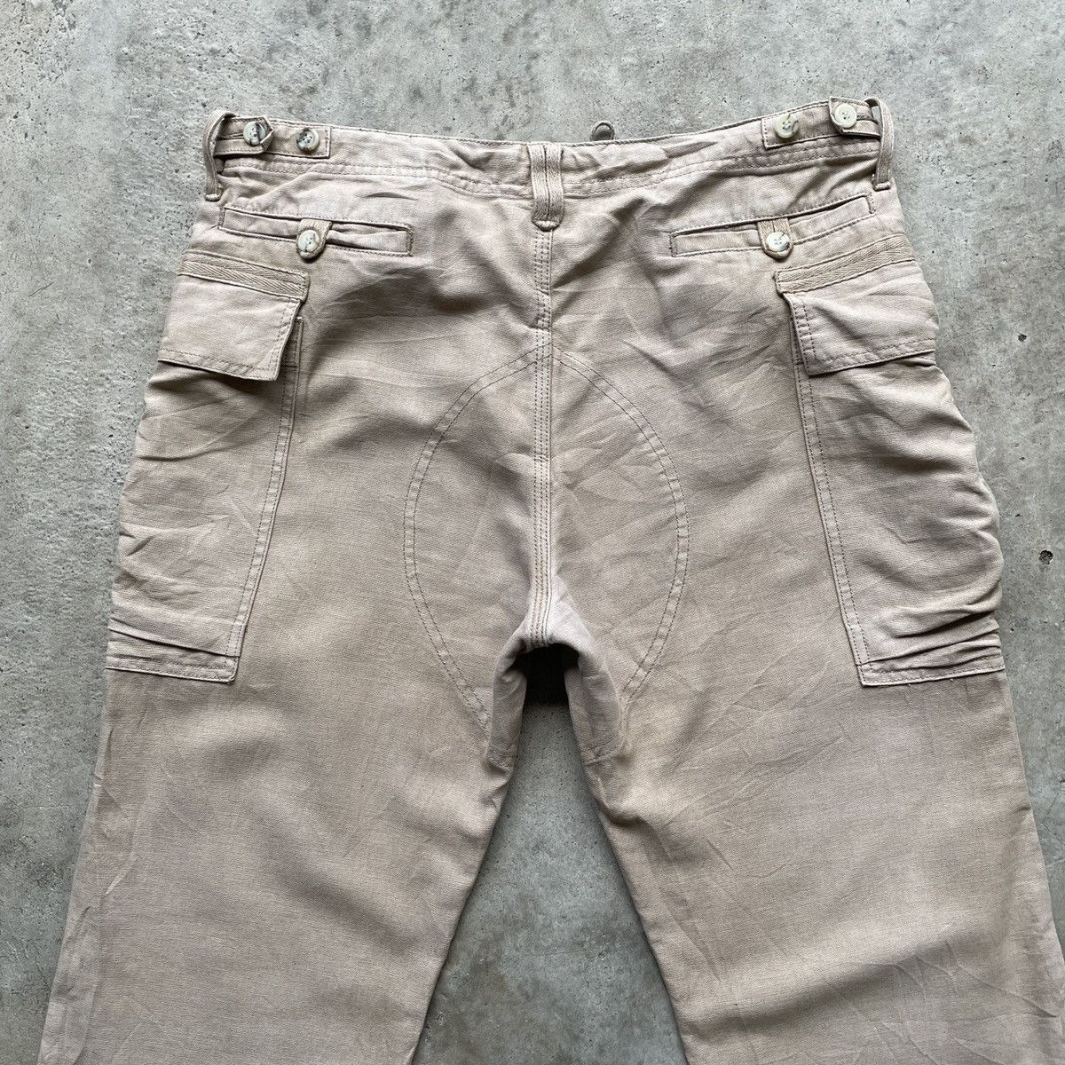 Japanese Brand Vintage Flash Report Faded Trousers Combat Pants W34x33.5 Size US 34 / EU 50 - 11 Thumbnail