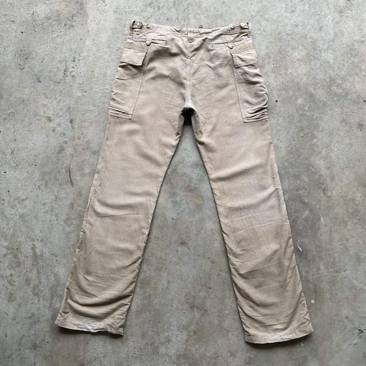 Japanese Brand Vintage Flash Report Faded Trousers Combat Pants W34x33.5 Size US 34 / EU 50 - 12 Thumbnail