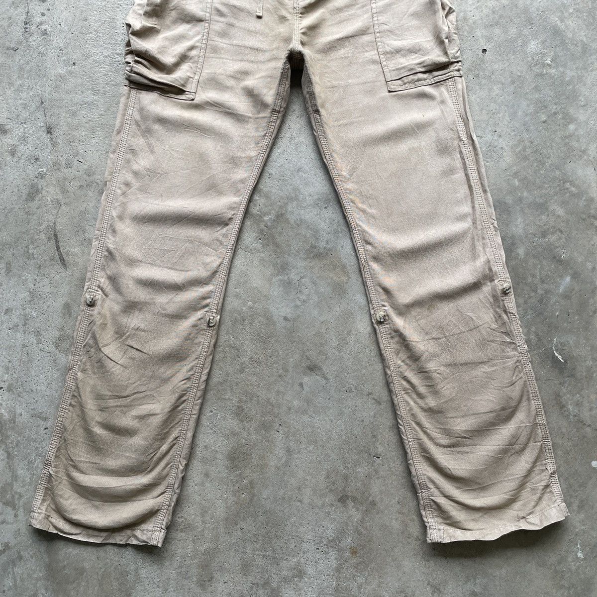 Japanese Brand Vintage Flash Report Faded Trousers Combat Pants W34x33.5 Size US 34 / EU 50 - 6 Thumbnail