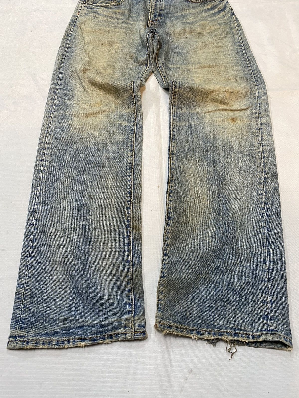 Japanese Brand × Vintage Vintage GL Heart Denim Distressed Pant Size US 32 / EU 48 - 5 Thumbnail