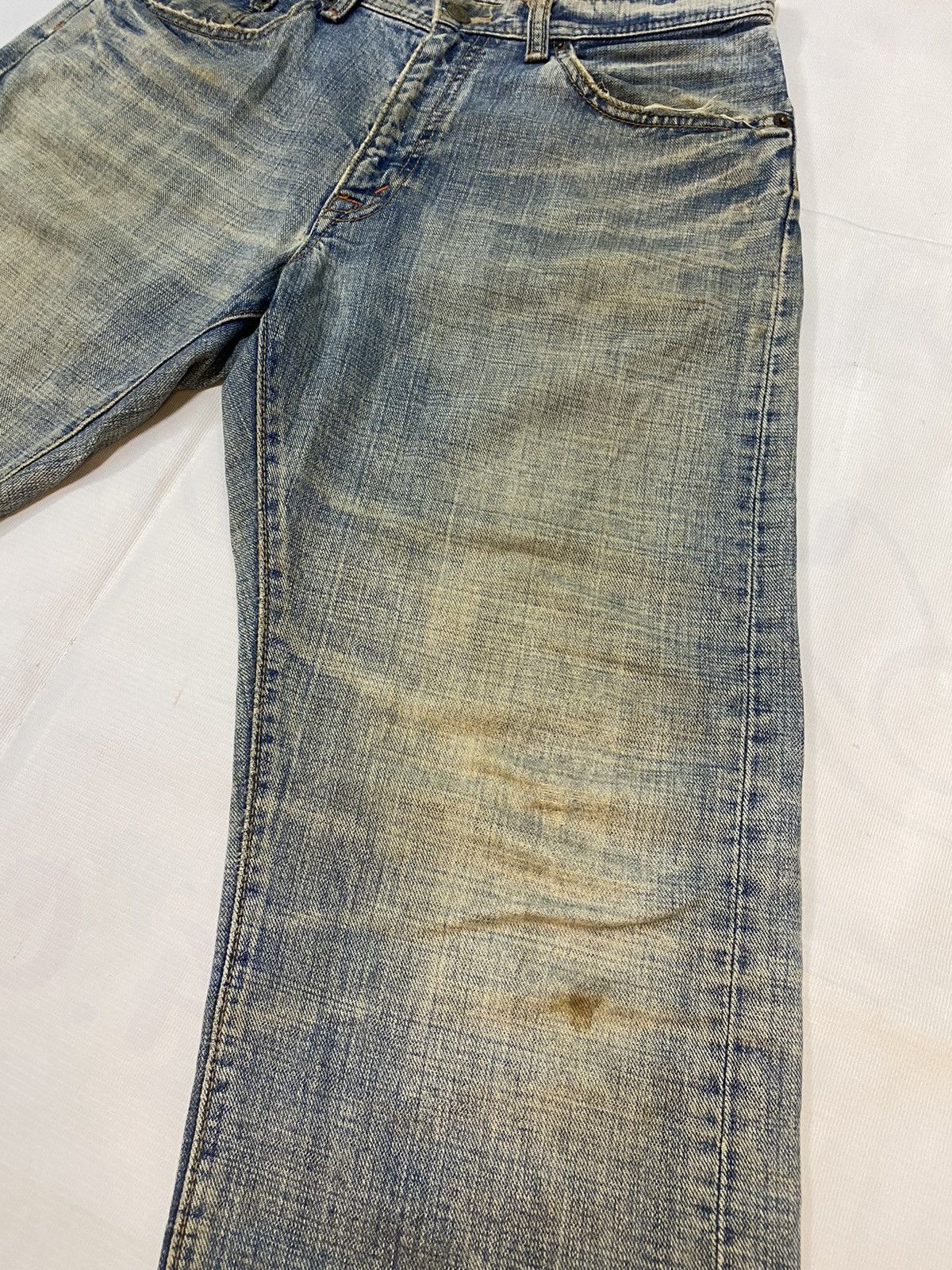 Japanese Brand × Vintage Vintage GL Heart Denim Distressed Pant Size US 32 / EU 48 - 4 Thumbnail