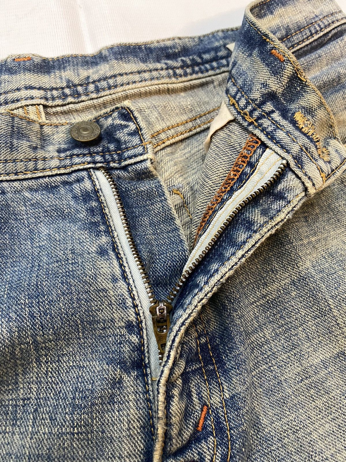 Japanese Brand × Vintage Vintage GL Heart Denim Distressed Pant Size US 32 / EU 48 - 7 Thumbnail