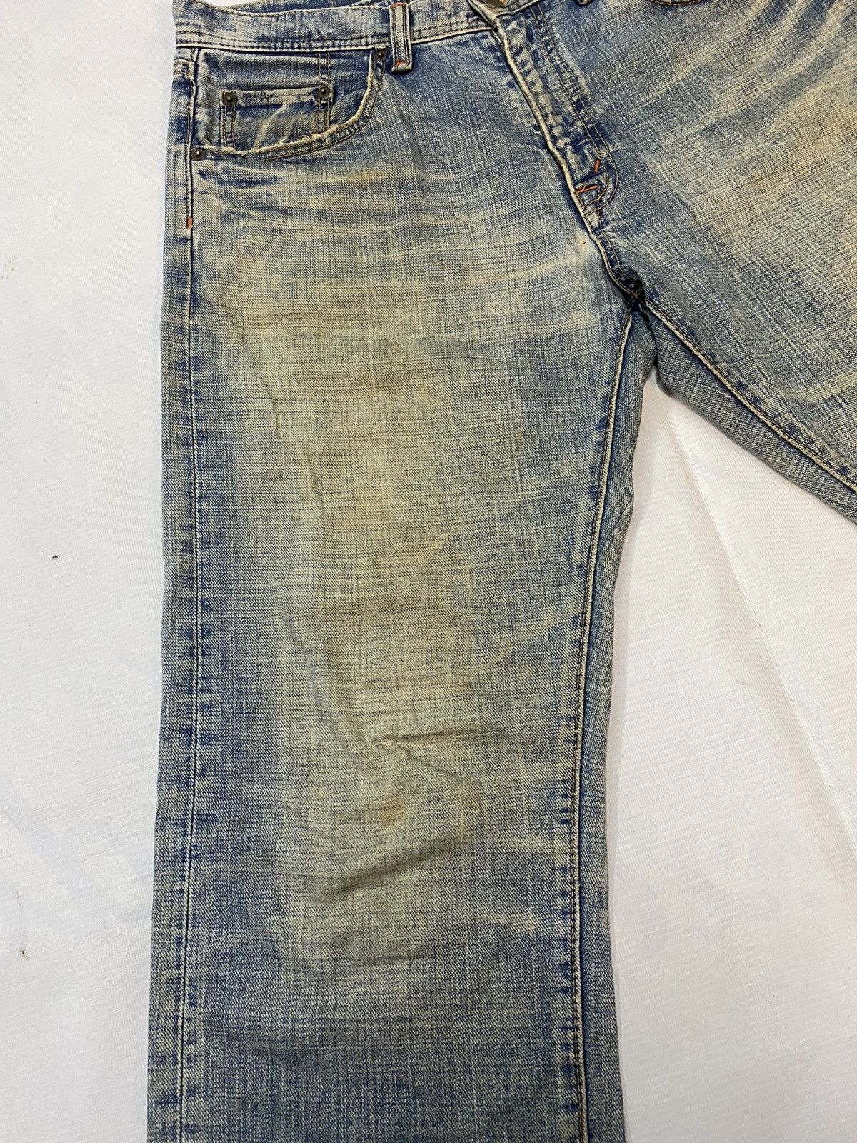 Japanese Brand × Vintage Vintage GL Heart Denim Distressed Pant Size US 32 / EU 48 - 3 Thumbnail