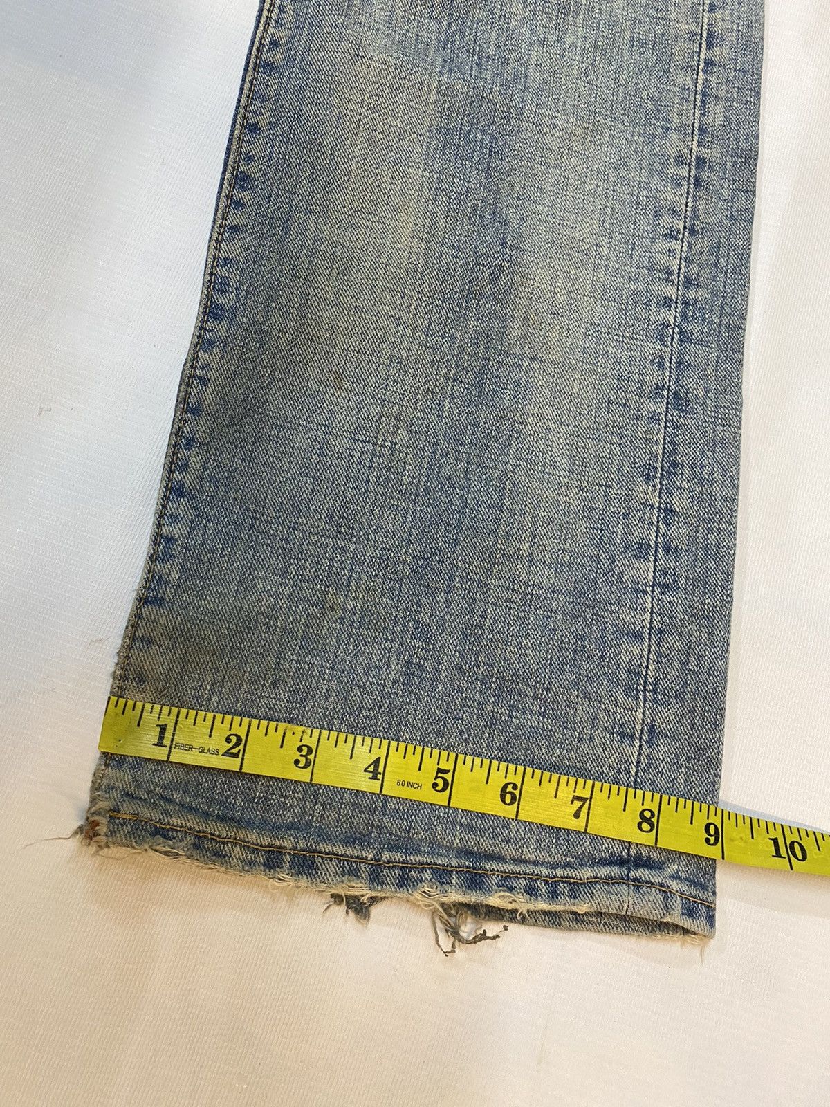 Japanese Brand × Vintage Vintage GL Heart Denim Distressed Pant Size US 32 / EU 48 - 18 Thumbnail