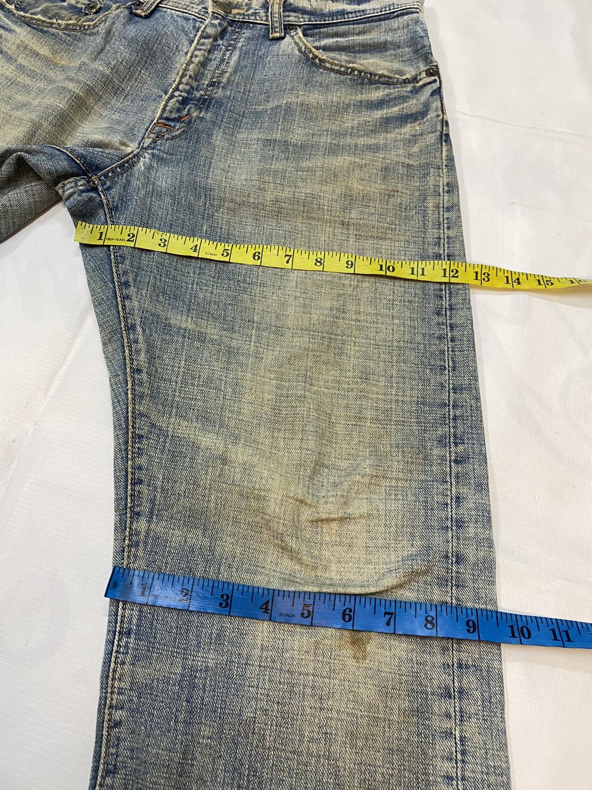 Japanese Brand × Vintage Vintage GL Heart Denim Distressed Pant Size US 32 / EU 48 - 17 Thumbnail
