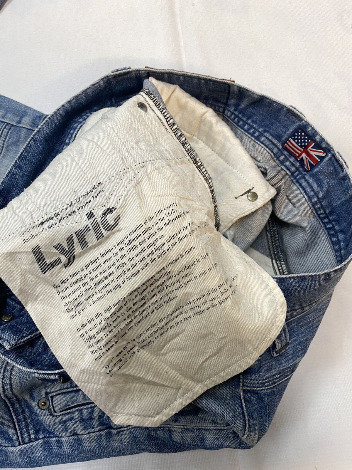 Hysteric Glamour × Japanese Brand Lyric Biker Denim Nice Design Pockert Size US 33 - 10 Thumbnail