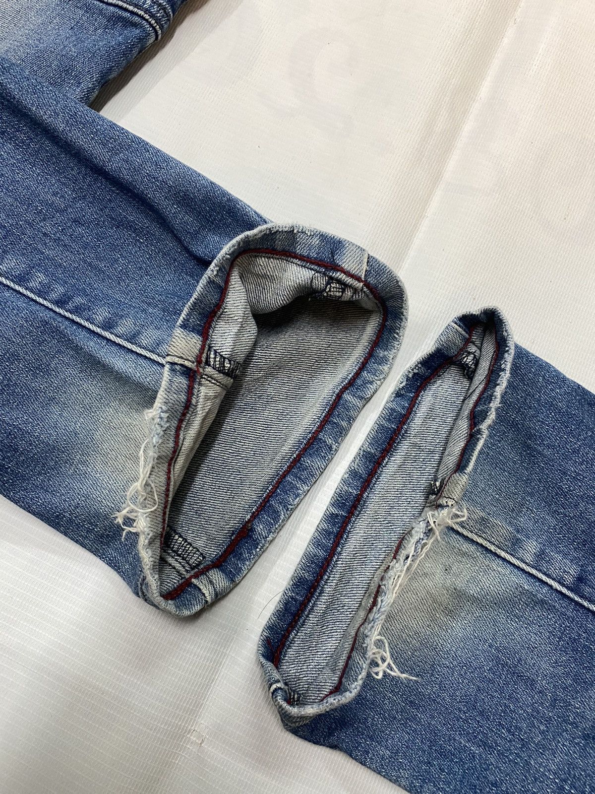 Hysteric Glamour × Japanese Brand Lyric Biker Denim Nice Design Pockert Size US 33 - 7 Thumbnail