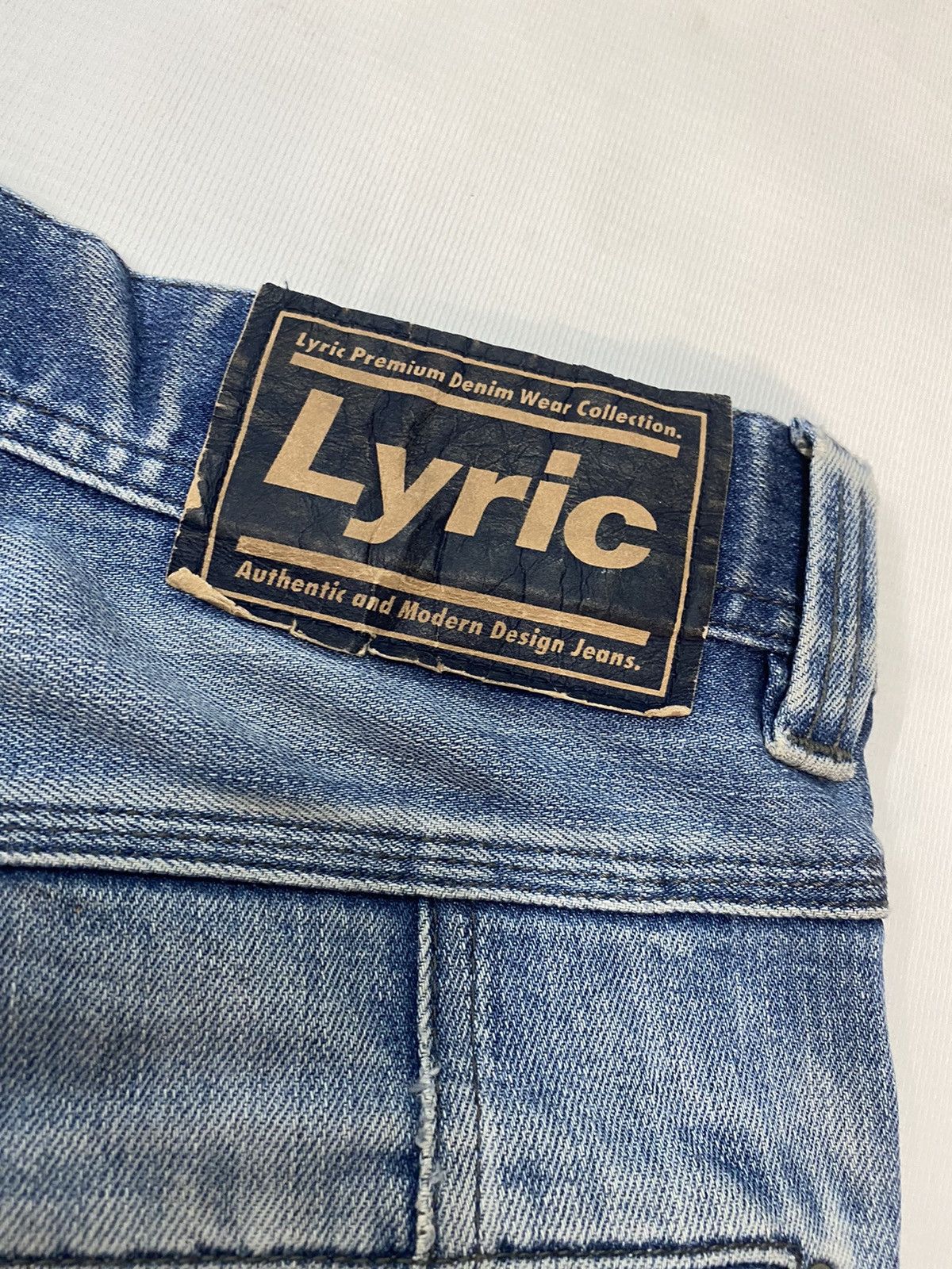 Hysteric Glamour × Japanese Brand Lyric Biker Denim Nice Design Pockert Size US 33 - 16 Thumbnail