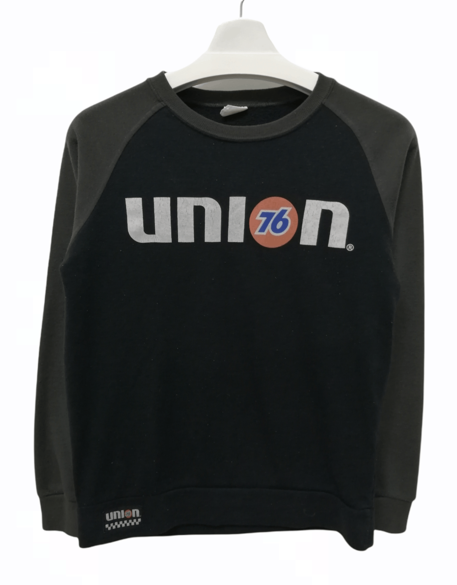 Image of Racing Union 76 Lubricants Sweatshirt in Black/Grey, Men's (Size XS)