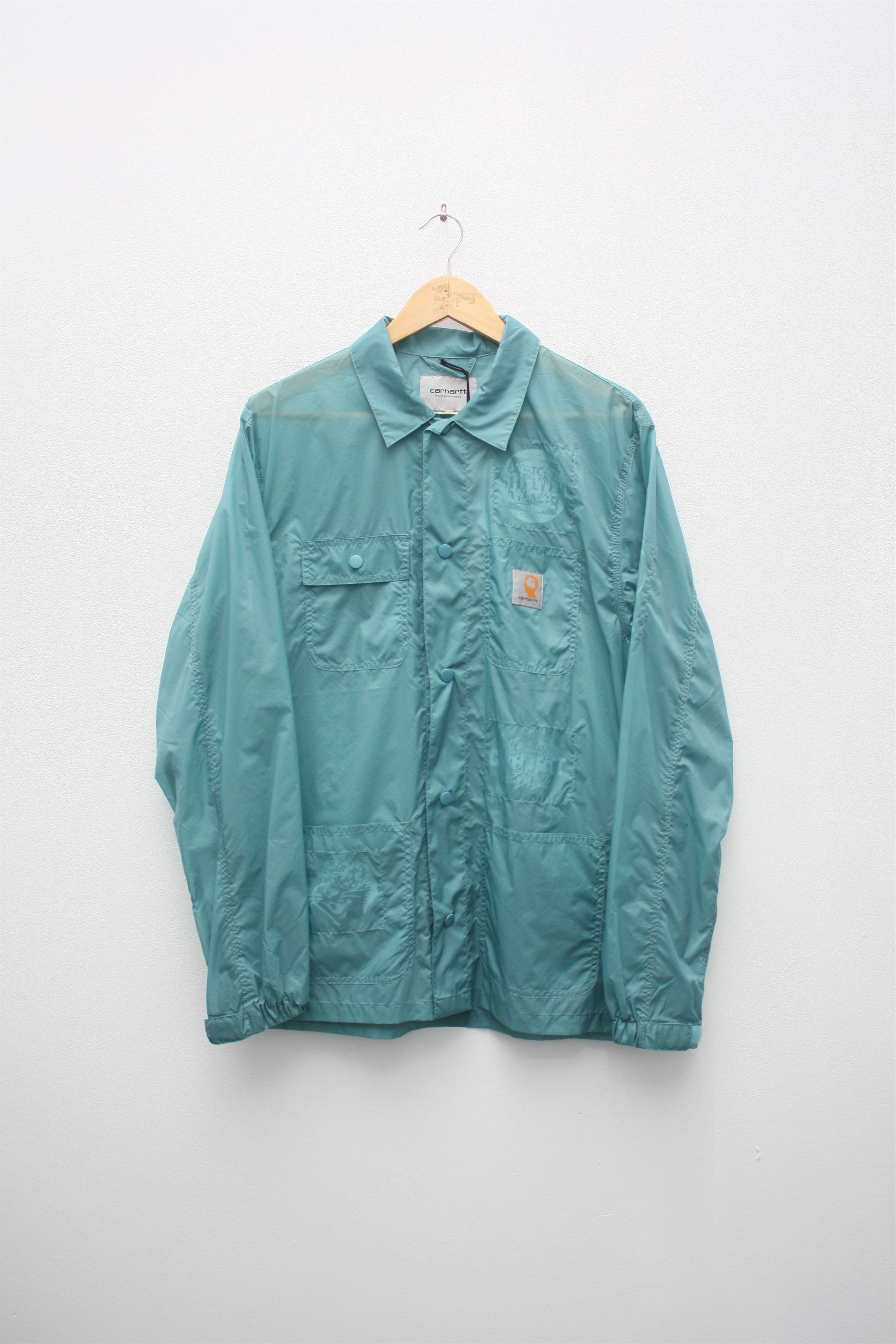 Carhartt Wip NWT Carhartt WIP Brain Dead Chore Coat Blue Grailed