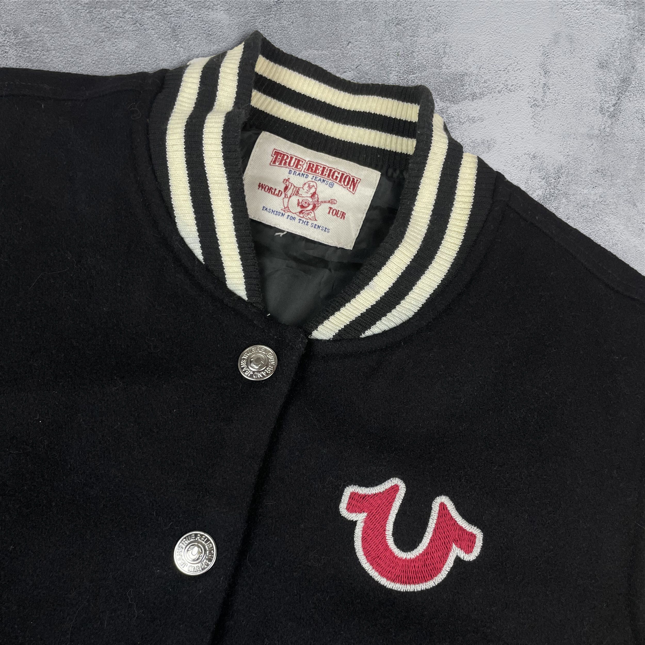 True Religion × Vintage True Religion Vintage Bomber Jacket Size US M / EU 48-50 / 2 - 3 Thumbnail