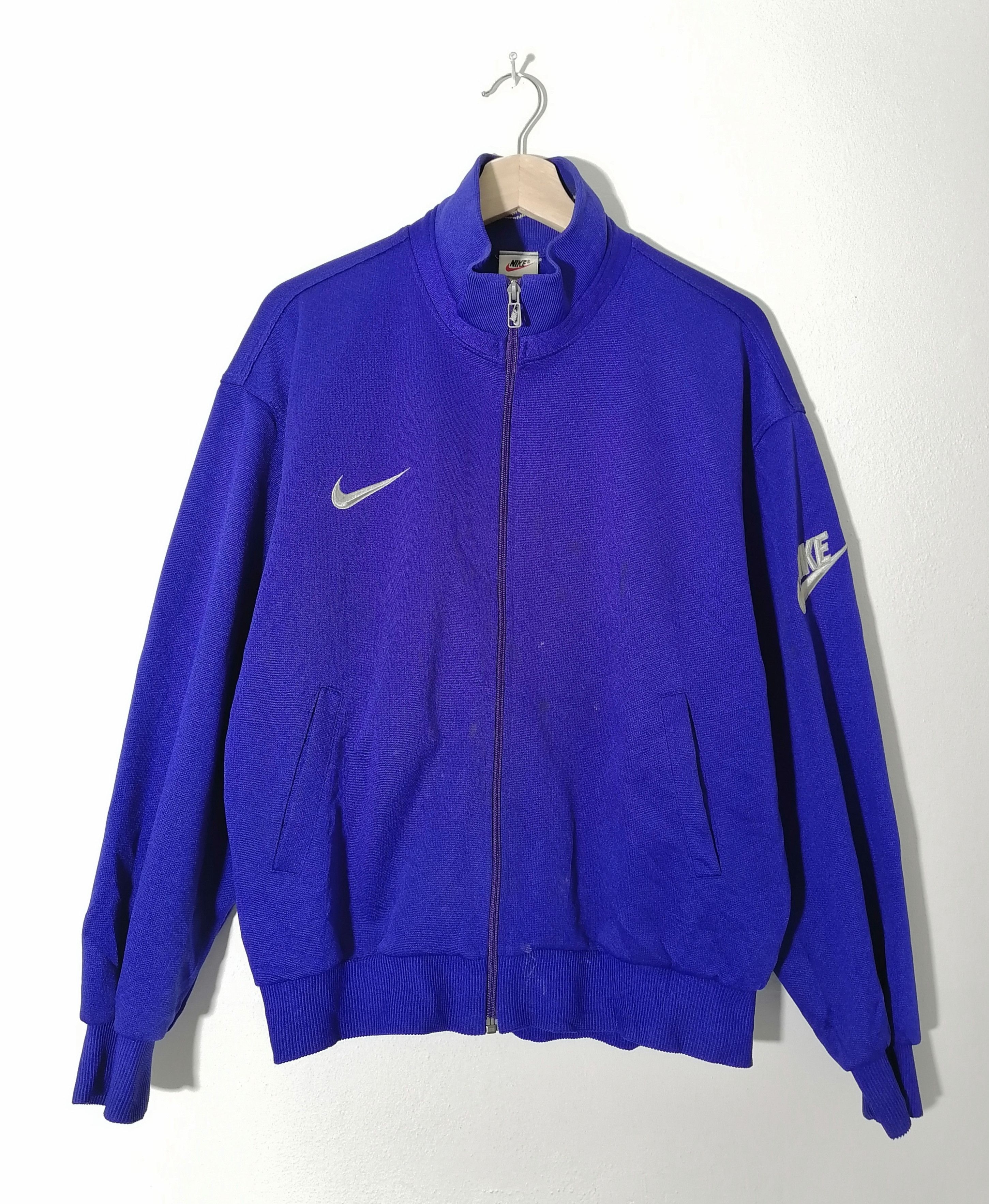 Japanese Brand × Nike × Vintage Nike Swoosh Track Jacket Size US L / EU 52-54 / 3 - 1 Thumbnail