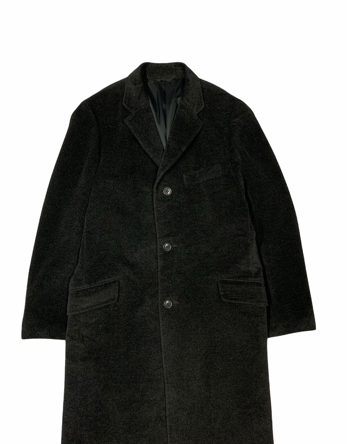 Yohji Yamamoto 🔥VTG YOHJI YAMAMOTO WOOL VELVET OVERCOATS Size US XL / EU 56 / 4 - 3 Thumbnail