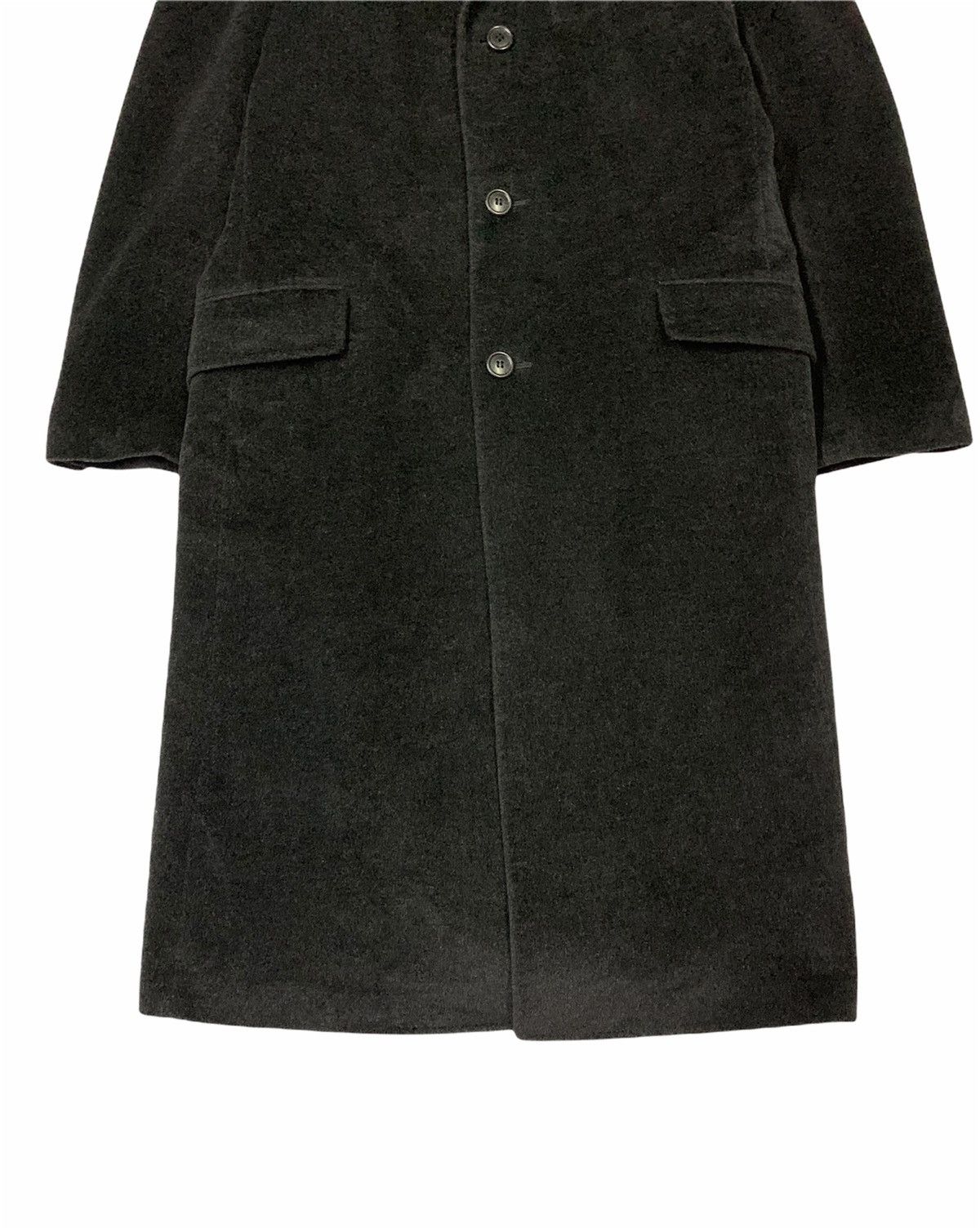 Yohji Yamamoto 🔥VTG YOHJI YAMAMOTO WOOL VELVET OVERCOATS Size US XL / EU 56 / 4 - 4 Thumbnail