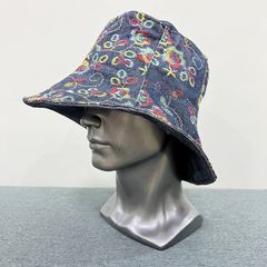 Japanese Indigo Dye Sashiko Reversible Handmade Fisherman Hat | Outdoor Bucket Hat | unisex