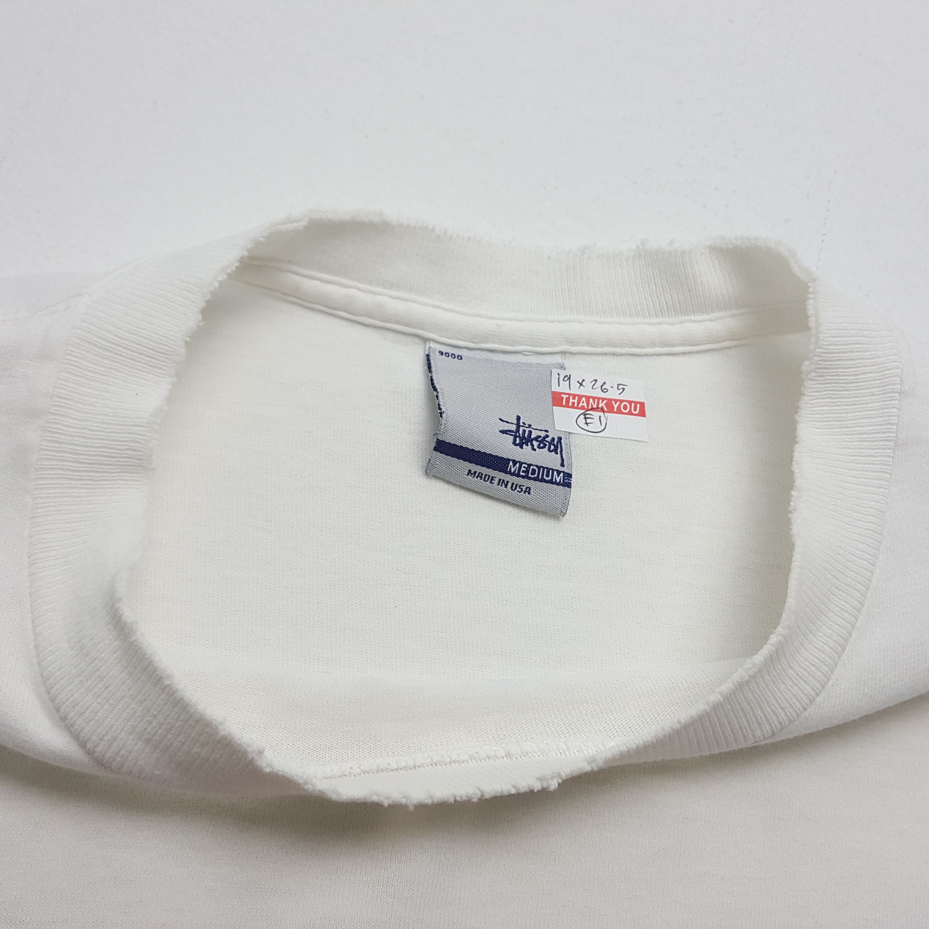 Stussy × Vintage Vintage STUSSY X Nova Check Design t-shirt made USA Size US M / EU 48-50 / 2 - 5 Thumbnail
