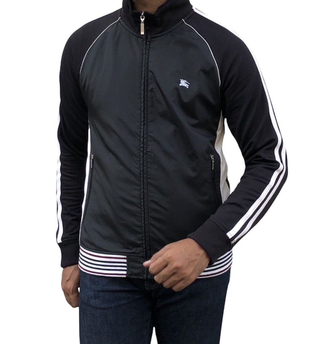 Burberry Burberry Black Label Track Jacket Embroidery Logo Size US S / EU 44-46 / 1 - 2 Thumbnail
