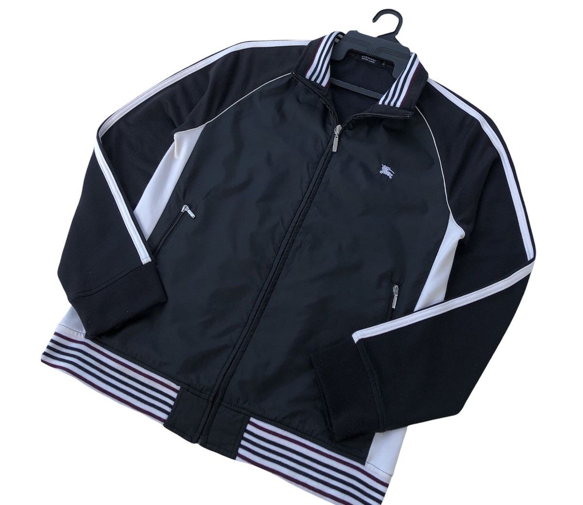 Burberry Burberry Black Label Track Jacket Embroidery Logo Size US S / EU 44-46 / 1 - 5 Thumbnail