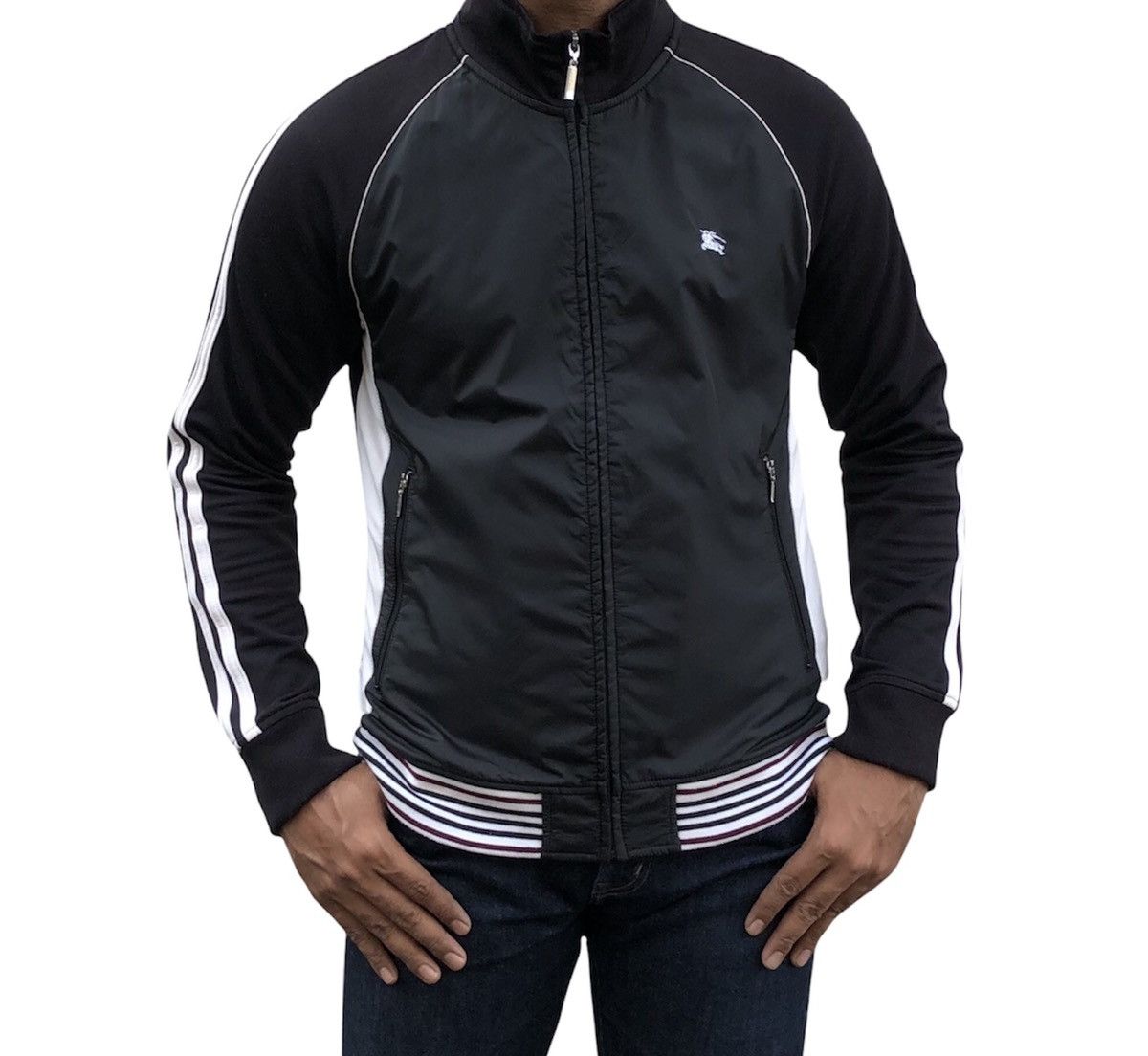 Burberry Burberry Black Label Track Jacket Embroidery Logo Size US S / EU 44-46 / 1 - 1 Thumbnail