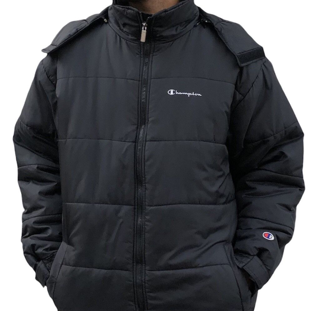 Champion Champion Puffer Hooded Jacket Size US L / EU 52-54 / 3 - 3 Thumbnail