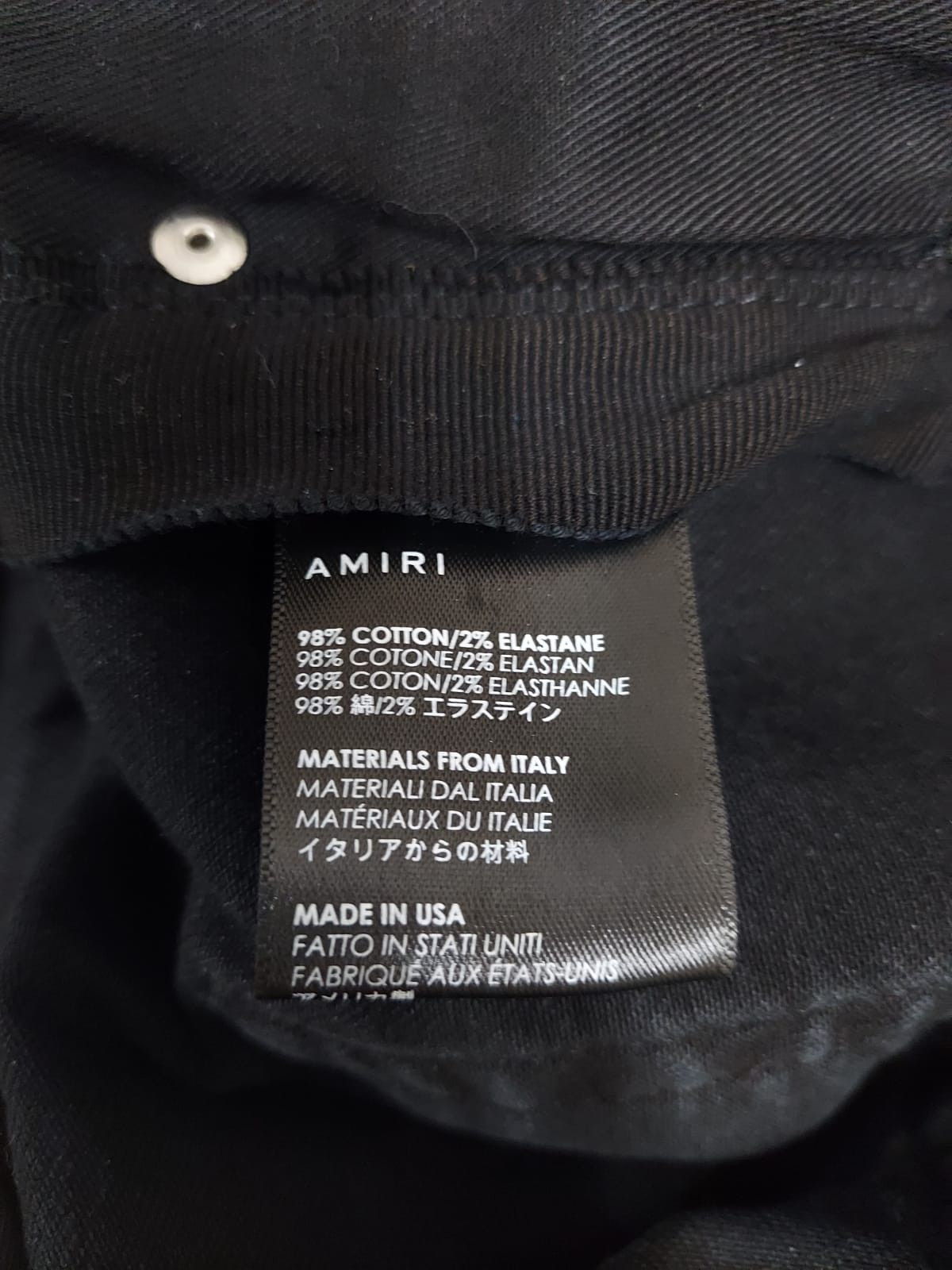 Amiri *New* Broken Track Blue Striped Denim Jeans Size US 33 - 4 Thumbnail