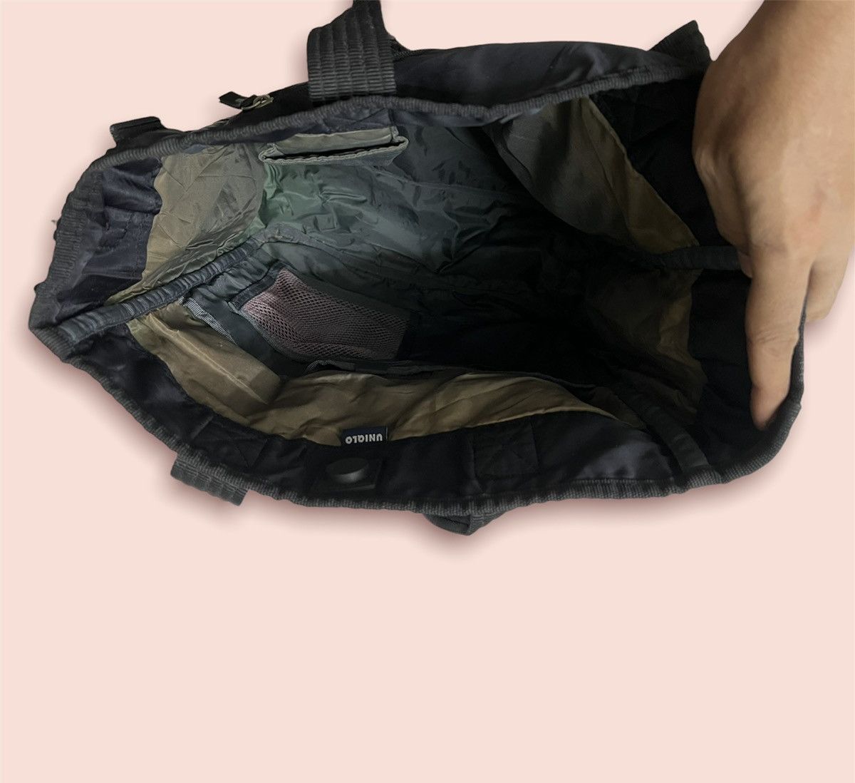 Japanese Brand × Uniqlo × Vintage VINTAGE UNIQLO UTILITY TOTE 2 WAY Size ONE SIZE - 10 Thumbnail