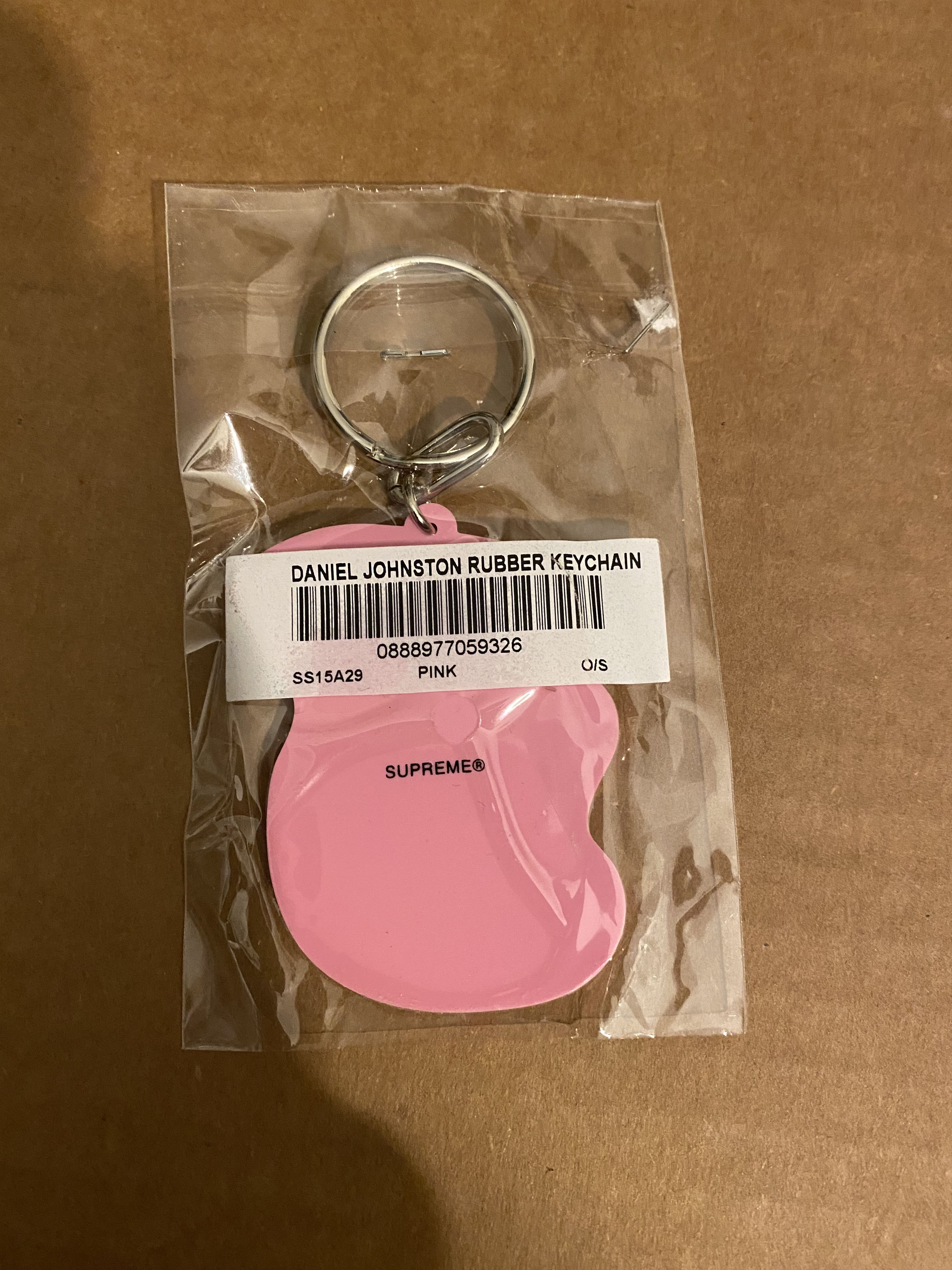 Supreme Daniel Johnston Rubber Keychain Pink Size ONE SIZE - 2 Thumbnail