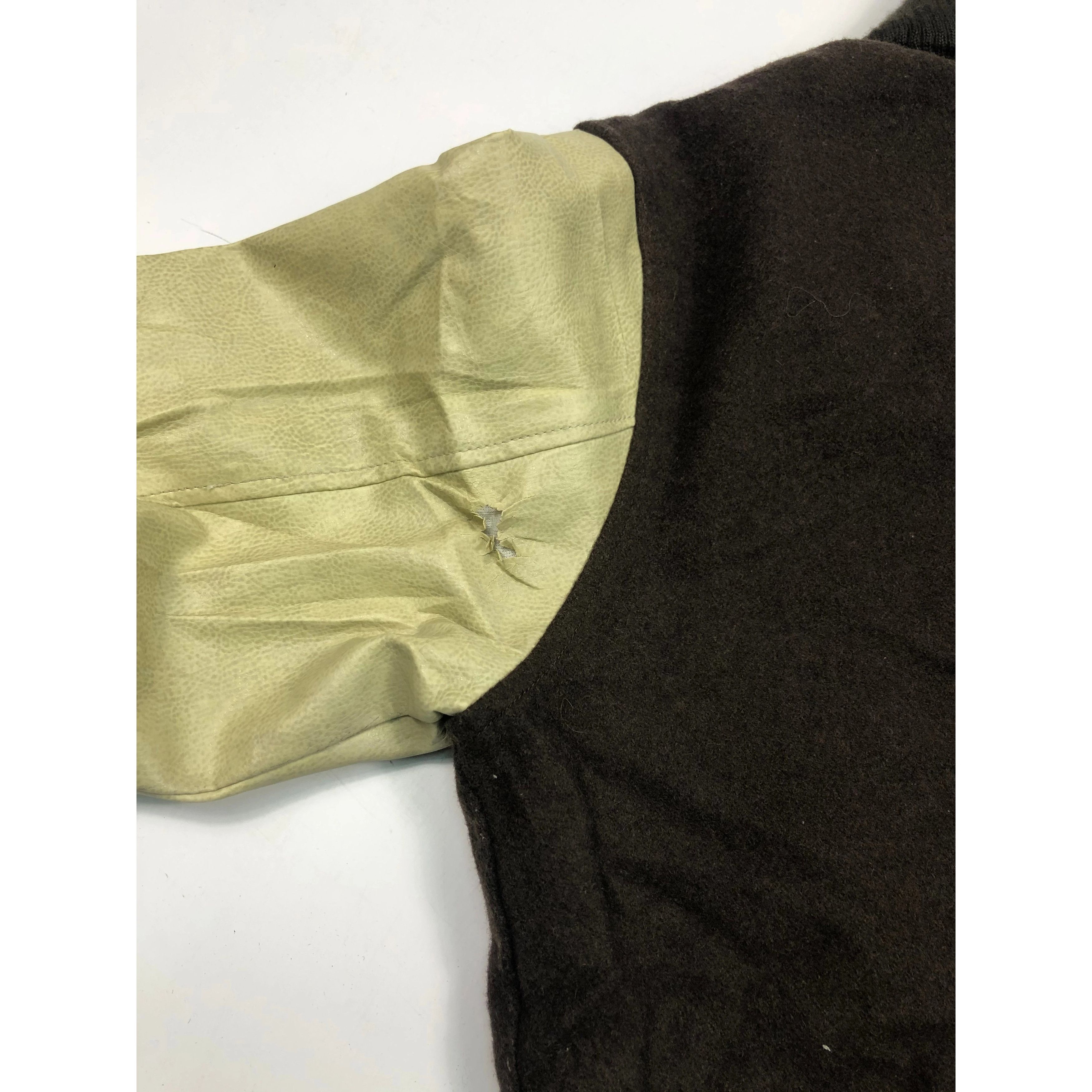 Japanese Brand Vintage 90s Browny Varsity Jacket Leather Sleeve Black V0087 Size US M / EU 48-50 / 2 - 9 Thumbnail