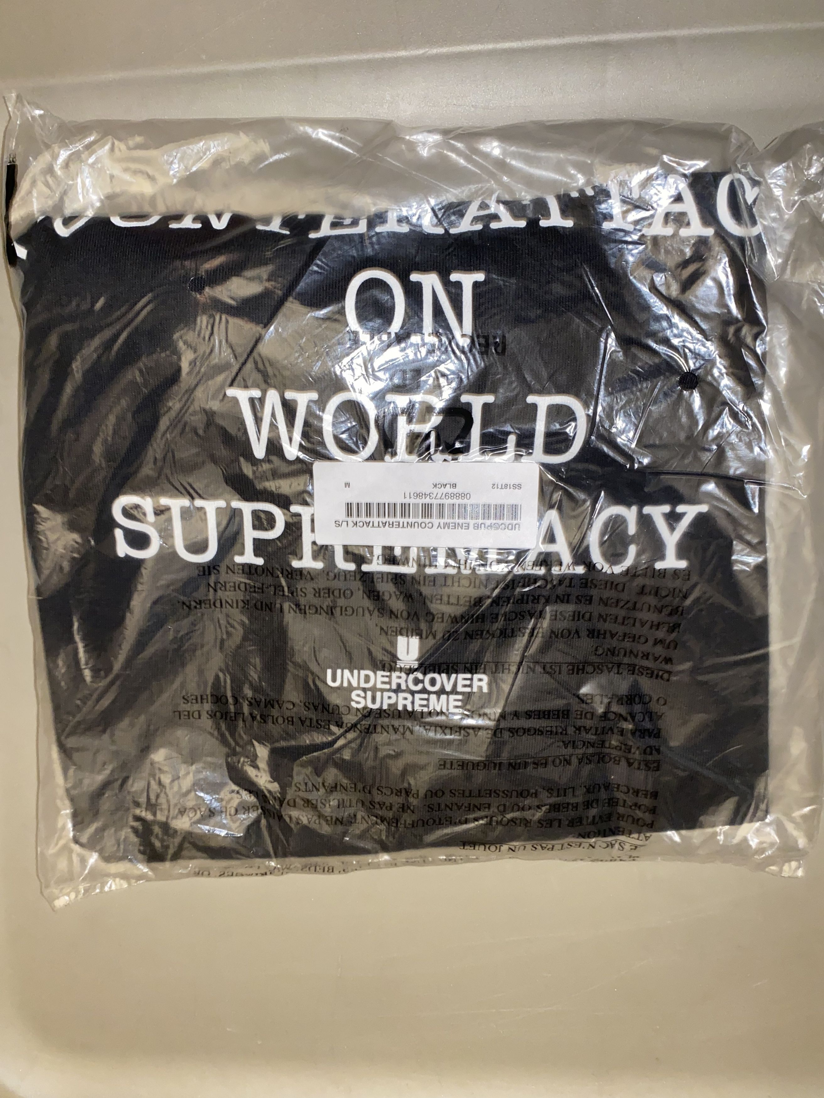 Supreme Supreme Public Enemy Counterattack L/S Tee Medium Size US M / EU 48-50 / 2 - 2 Thumbnail