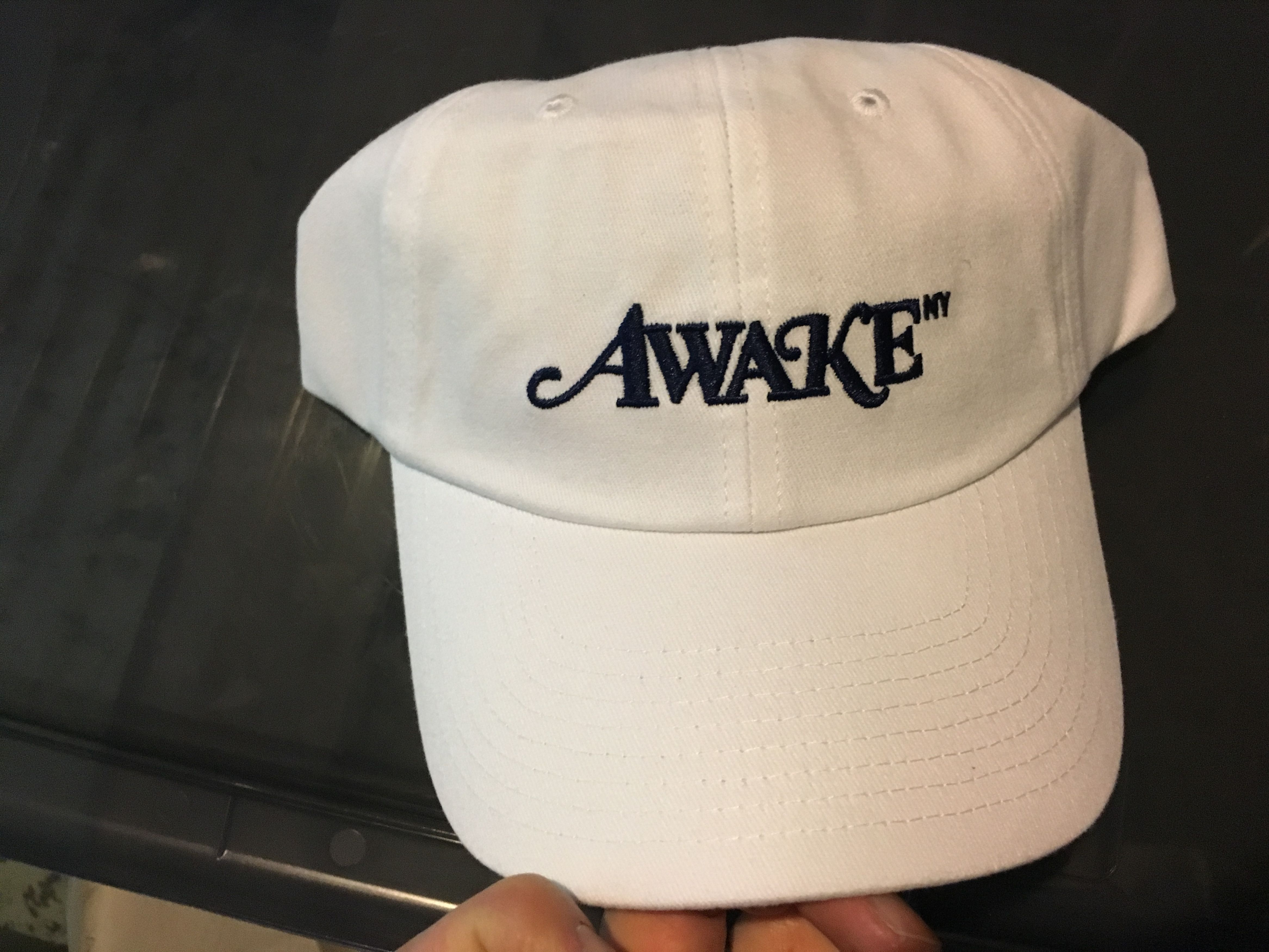 Awake NY Awake NY Logo Cap White Size ONE SIZE - 1 Thumbnail