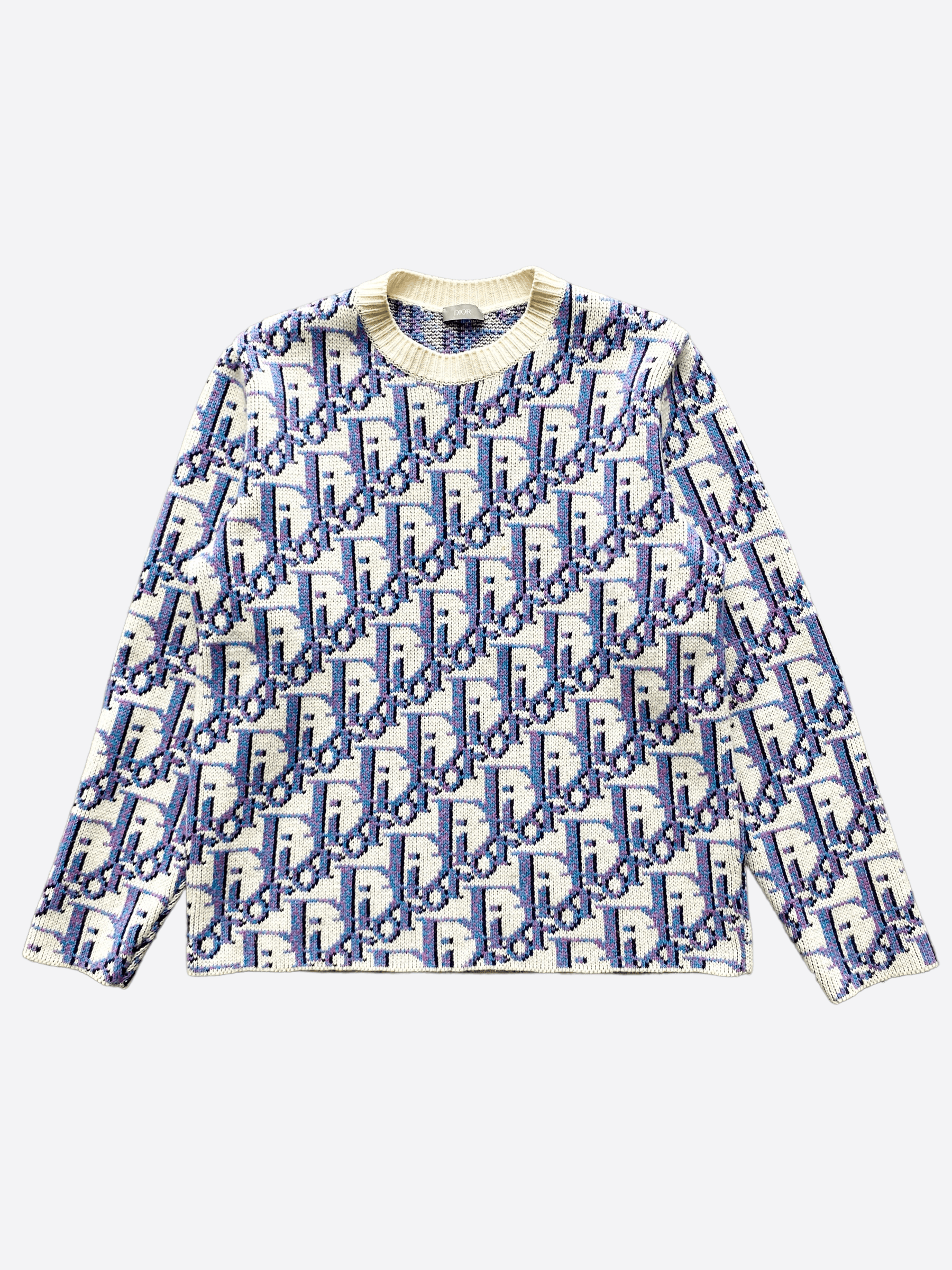 Dior Dior Oblique Wool & Cashmere Knit Sweater Grailed